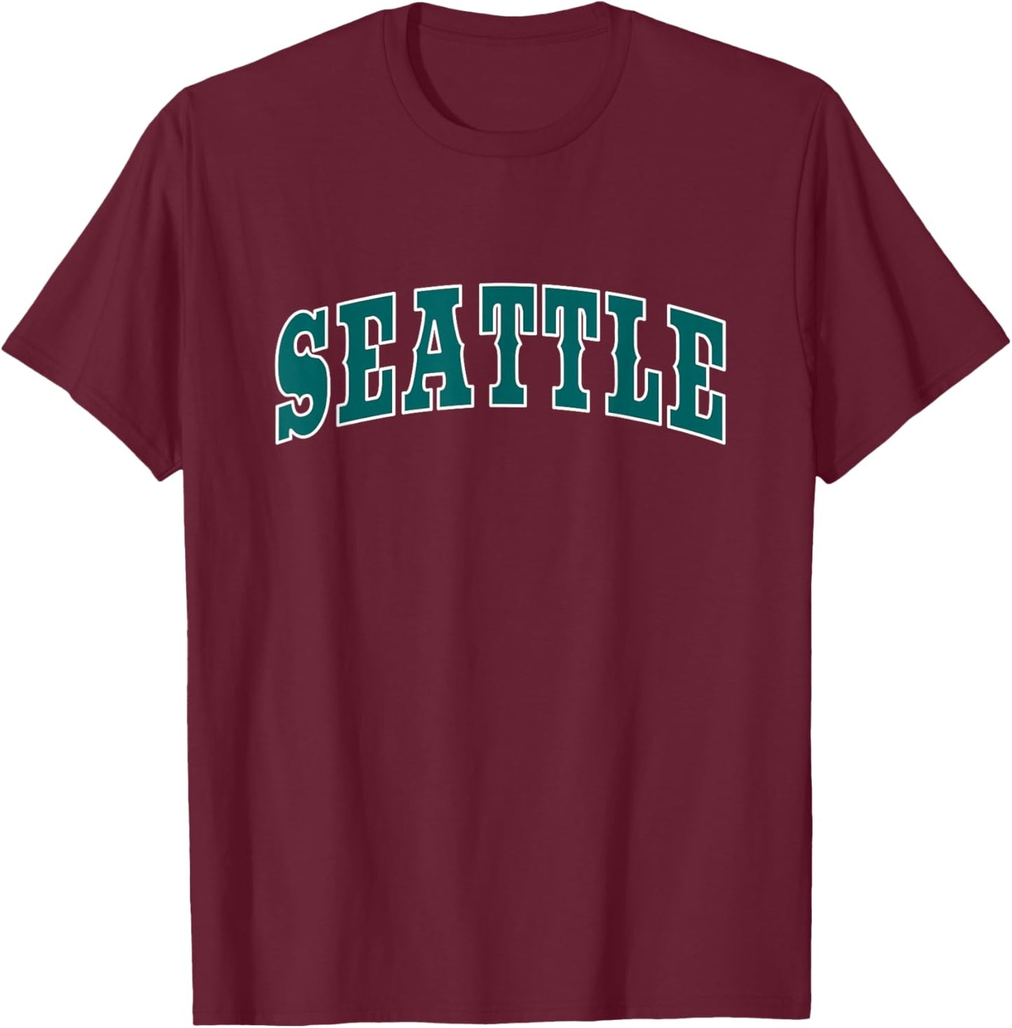 SEATTLE - Throwback Design - Classic T-Shirt - T-Shirt | Maroon