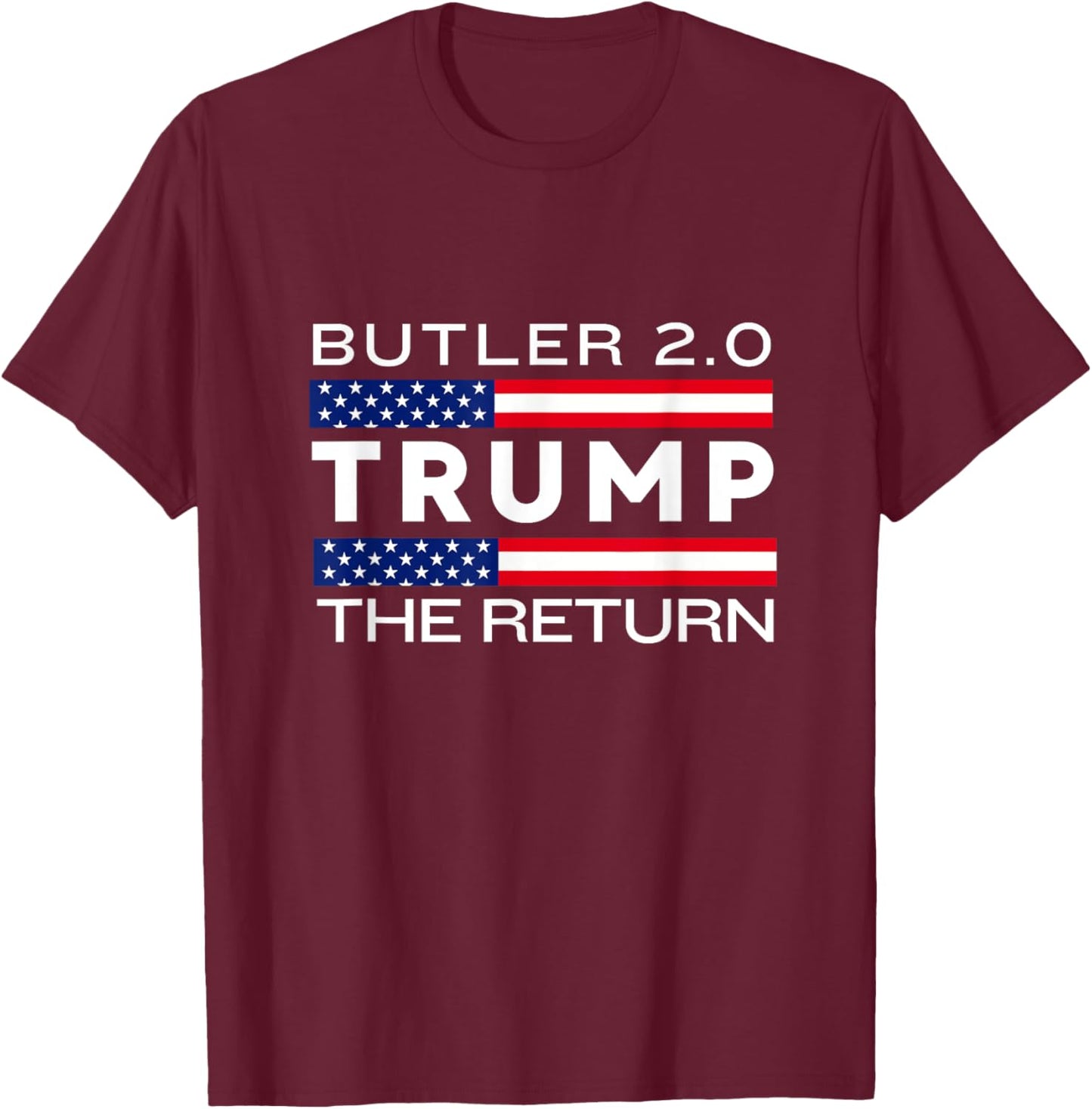 Trump Returns Butler Rally Fight Trump Elon Butler Rally 2.0 T-Shirt - T-Shirt | Maroon