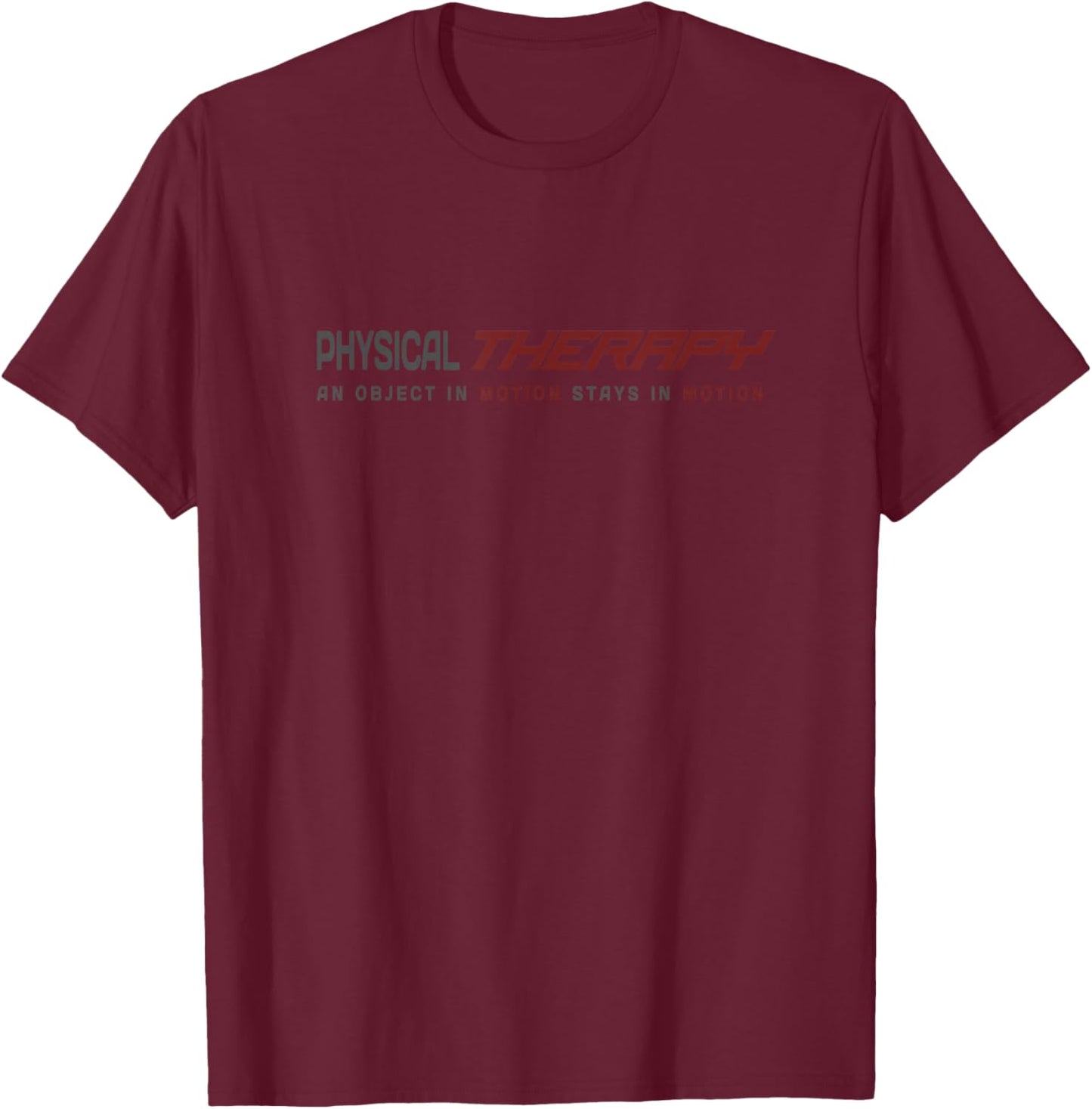 Physical Therapy - PT - Professional Physical Therapist T-Shirt - T-Shirt | Maroon