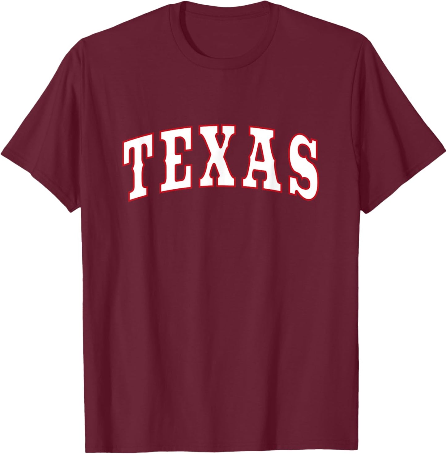 TEXAS - Throwback Design - Classic T-Shirt - T-Shirt | Maroon