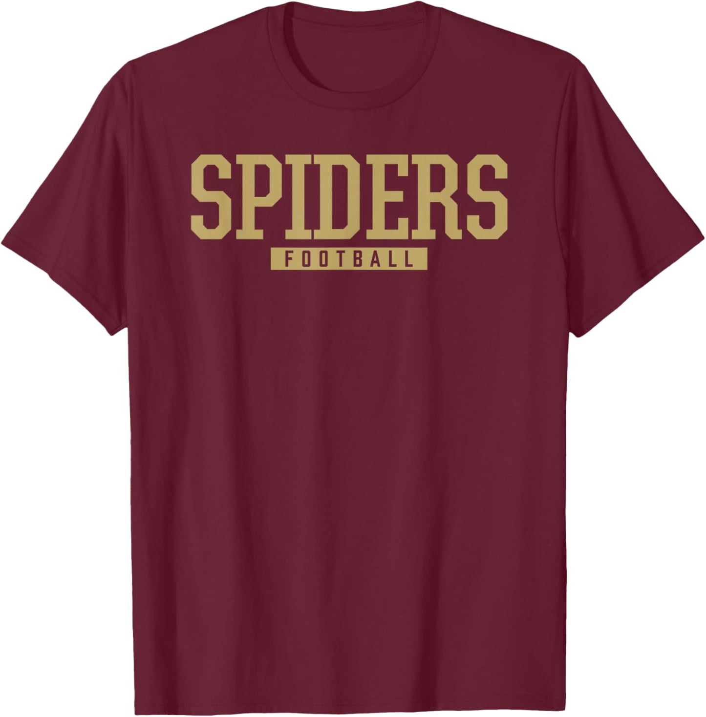 Concord Spiders Football HS T-Shirt - T-Shirt | Maroon