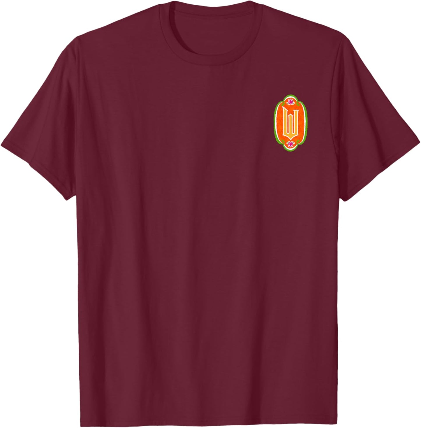 Wicked Marvelous Munchkinland Front & Back T-Shirt - T-Shirt | Maroon