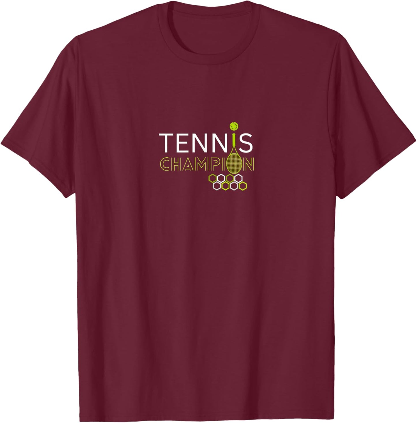 Tennis Champion T-Shirt - T-Shirt | Maroon