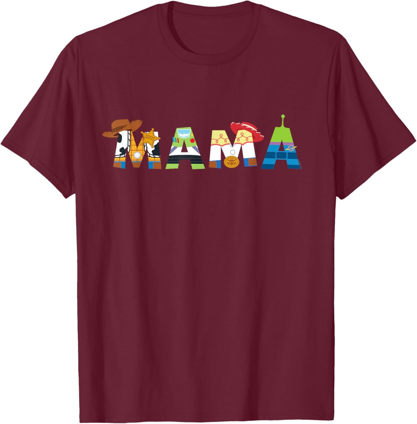 Disney and Pixar’s Toy Story Mama Mother’s Day Mom Birthday T-Shirt - T-Shirt | Maroon