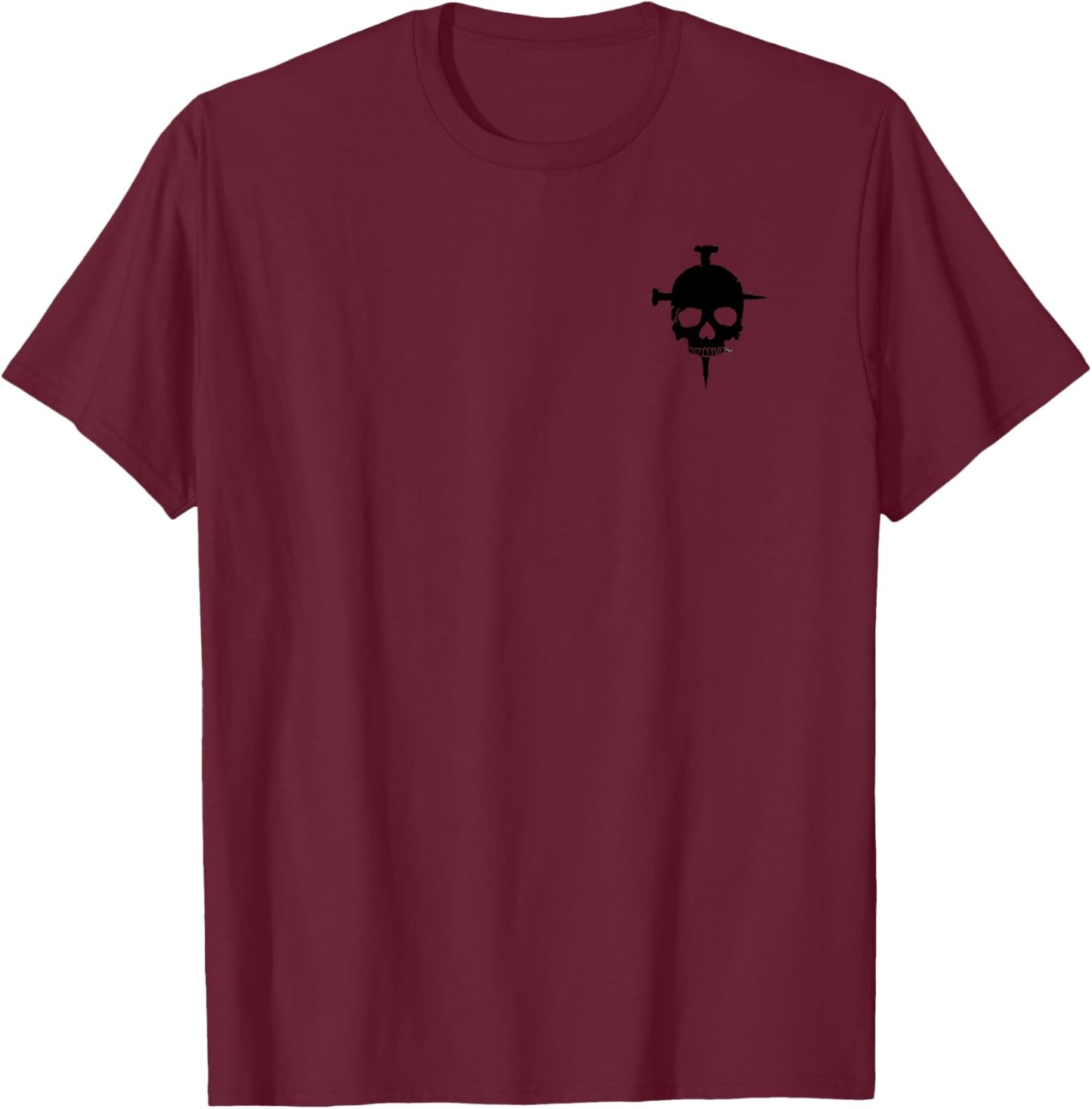WoD Vampire: The Masquerade Sabbat Path of Death Icon Black T-Shirt - T-Shirt | Maroon