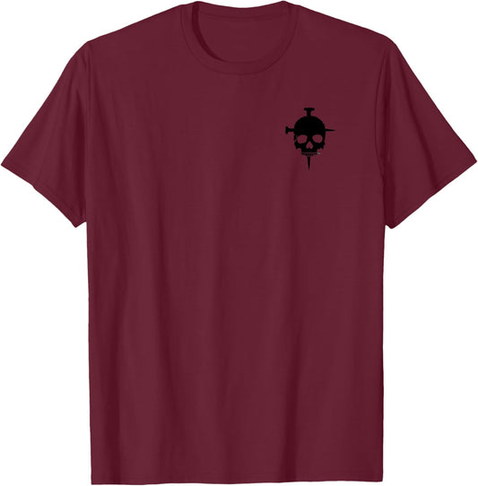 WoD Vampire: The Masquerade Sabbat Path of Death Icon Black T-Shirt - T-Shirt | Maroon