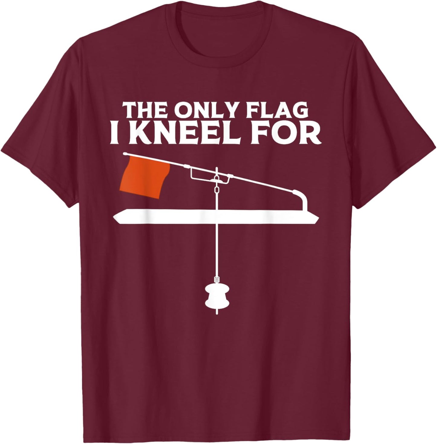 Funny Ice Fishing Art Women Ice Fishing Lover T-Shirt - T-Shirt | Maroon