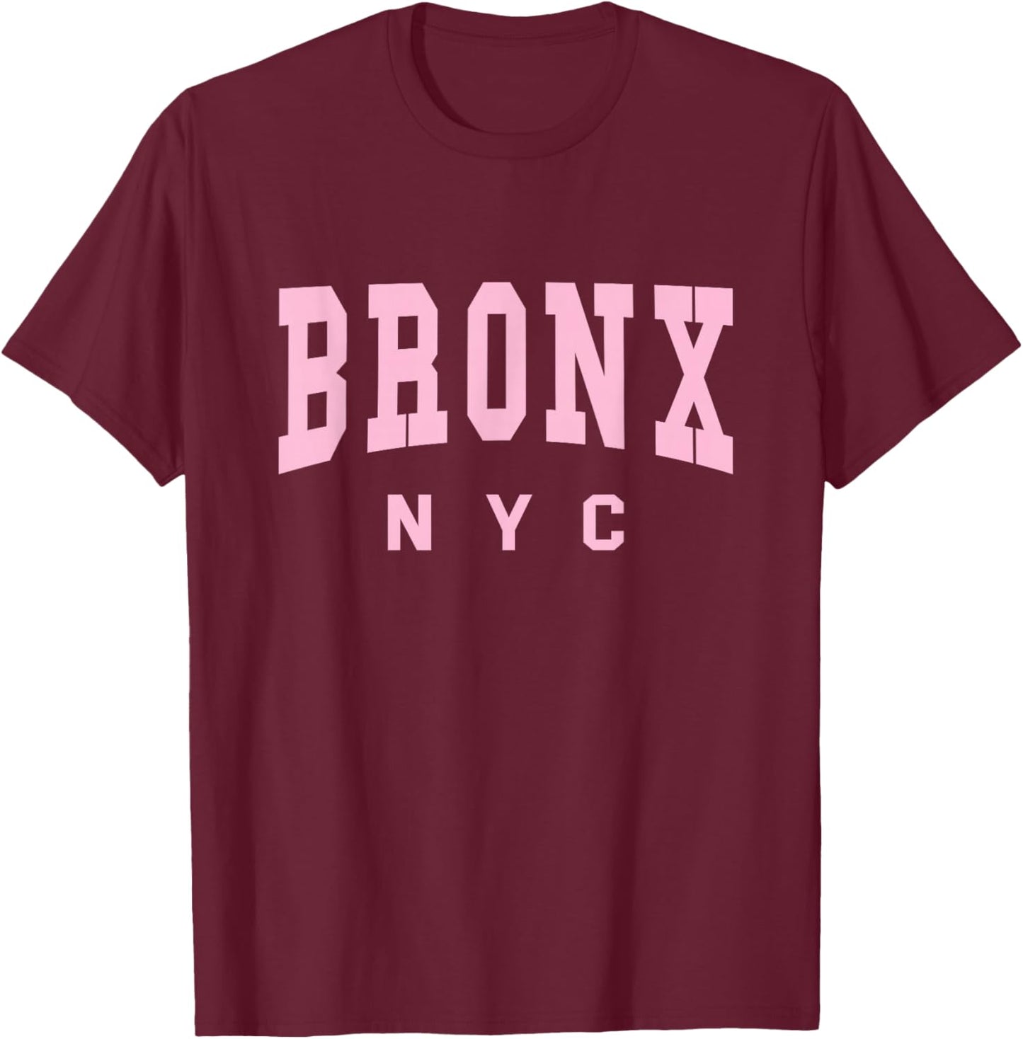 Bronx - New York City - NYC - Throwback Design - Classic T-Shirt - T-Shirt | Maroon