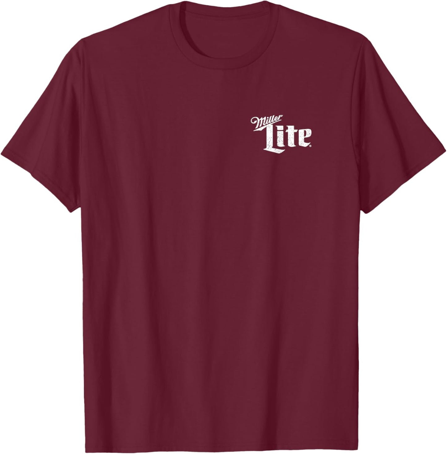 Miller Lite - St. Patrick's Day Shamrocks Light Beer 1975 T-Shirt - T-Shirt | Maroon