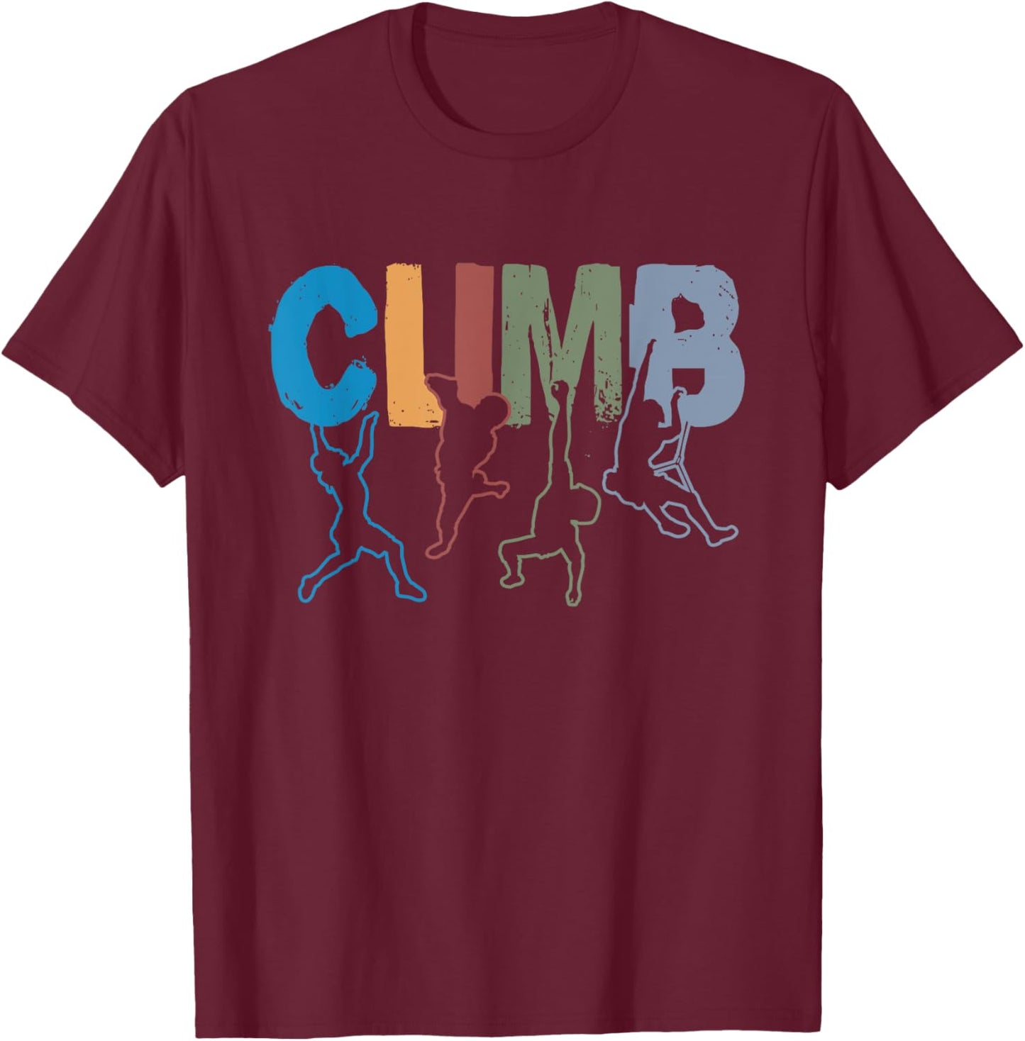 Rock Climbing Funny Bouldering Enthusiasts Women T-Shirt - T-Shirt | Maroon