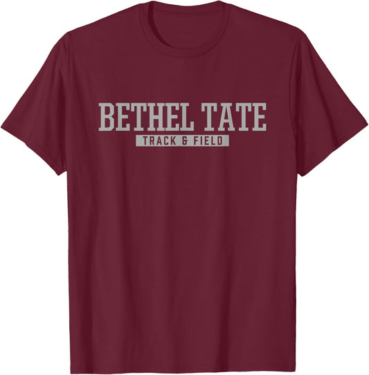 Bethel Tate High School Track & Field T-Shirt - T-Shirt | Maroon