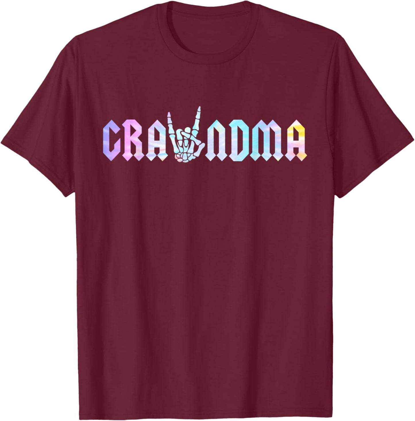 Grandma Of The Bad Two the Bone Birthday 2 Years Old T-Shirt - T-Shirt | Maroon