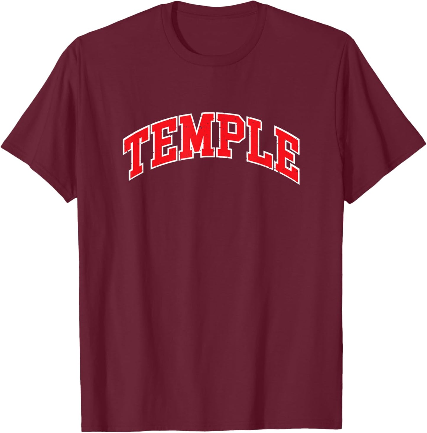 Temple TX Red Vintage or Women T-Shirt - T-Shirt | Maroon