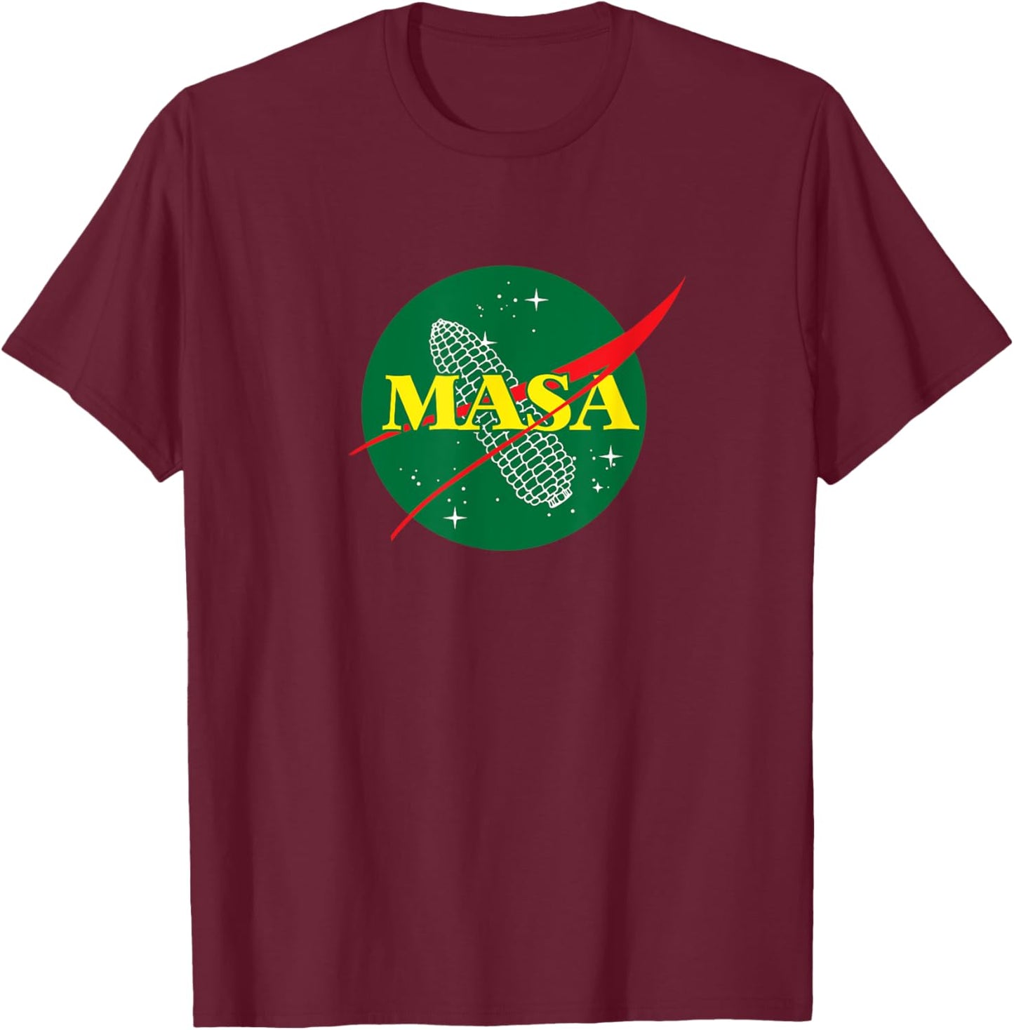 MASA tamale mexican food shirt T-Shirt - T-Shirt | Maroon
