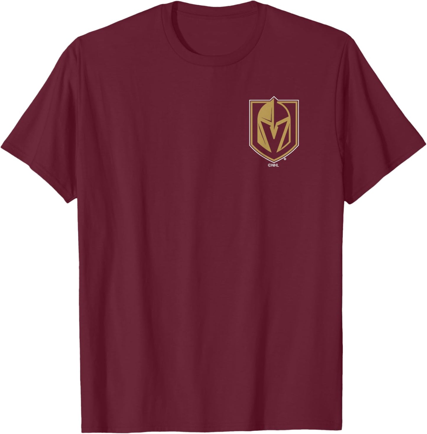 Vegas Golden Knights Support Black Officially Licensed T-Shirt - T-Shirt | Maroon