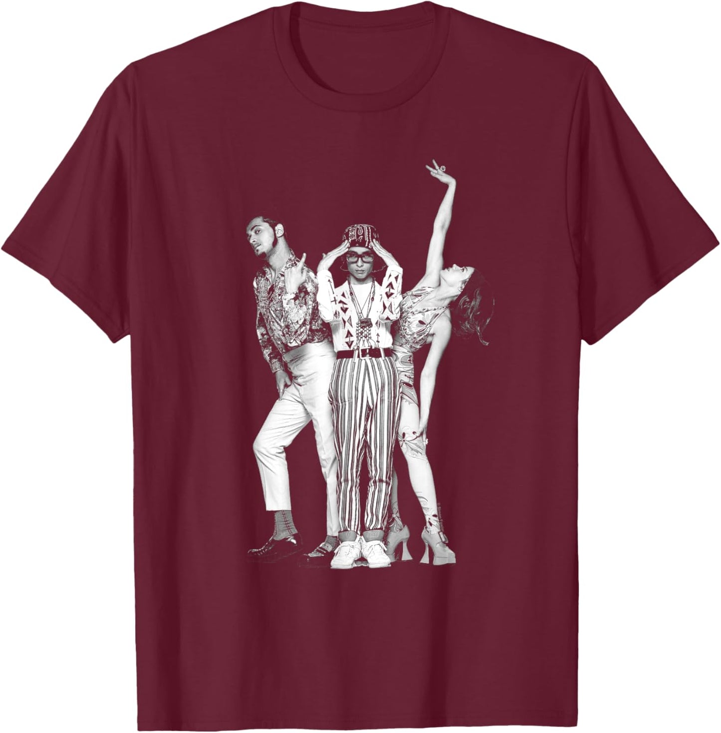 Dance Music Group Deee-Lite By Simon Fowler T-Shirt - T-Shirt | Maroon