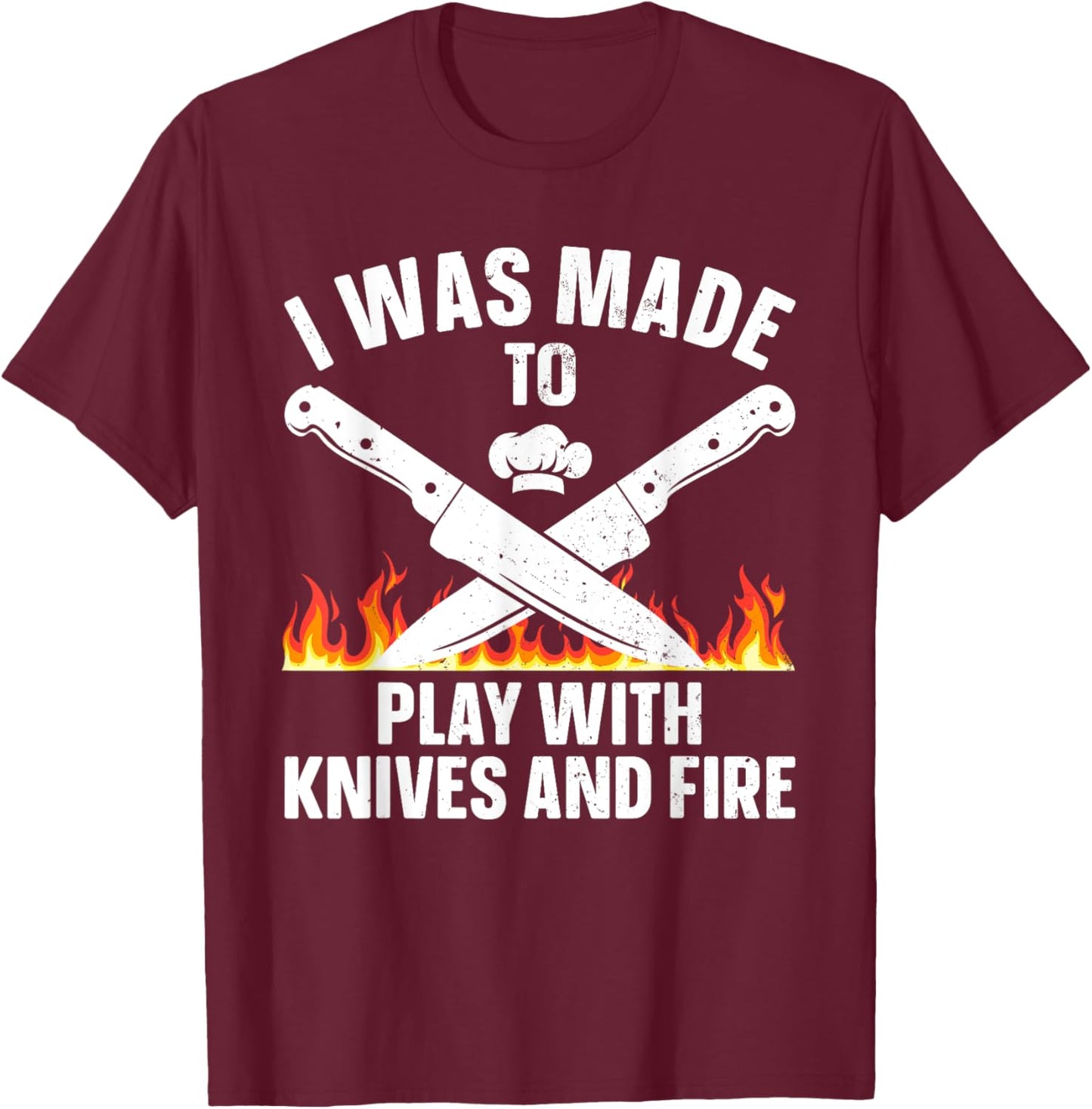 Funny Chef Design Women Cooking Lovers Culinary Chef T-Shirt - T-Shirt | Maroon