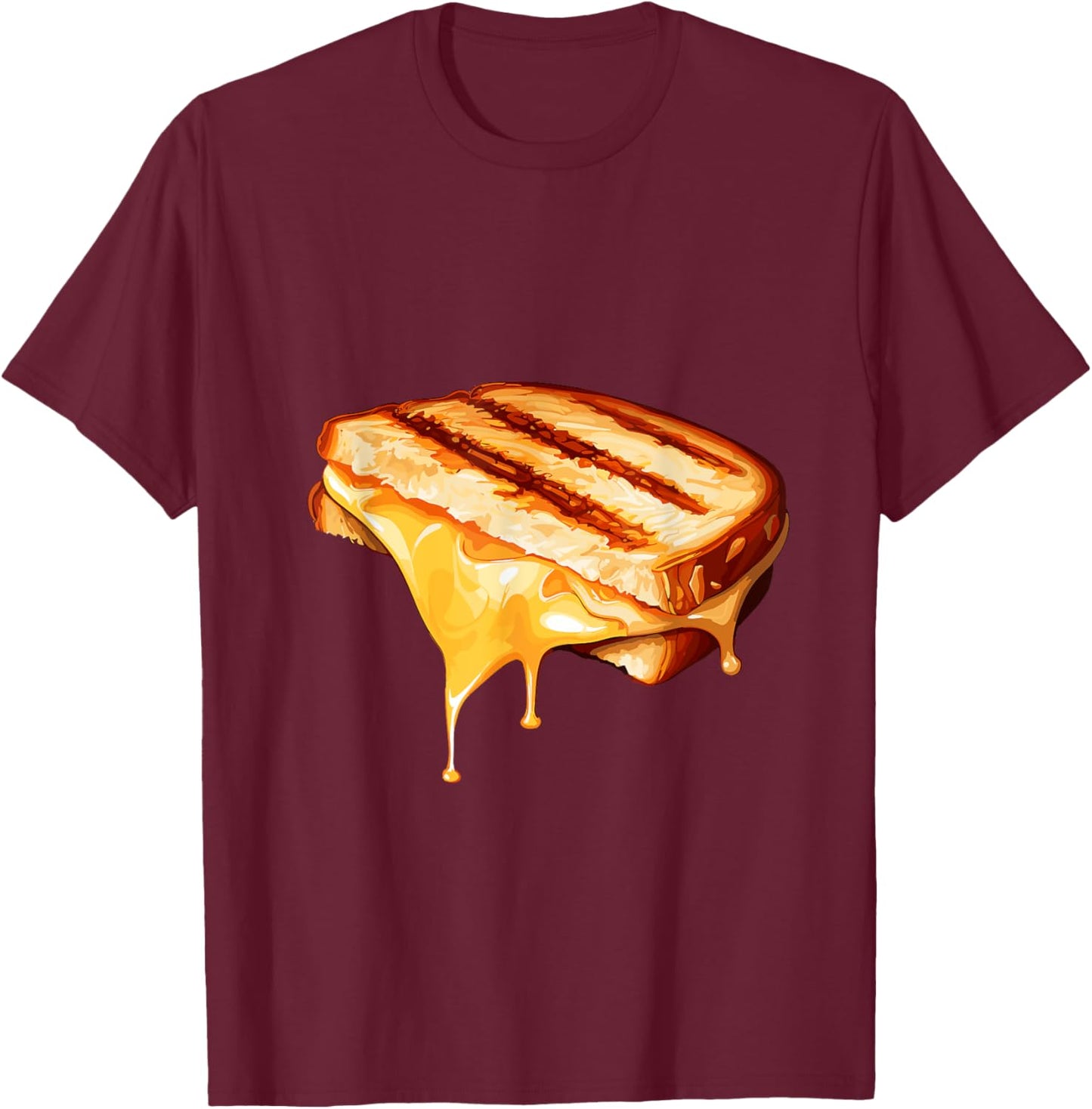 Grilled Cheese Sandwich life T-Shirt - T-Shirt | Maroon