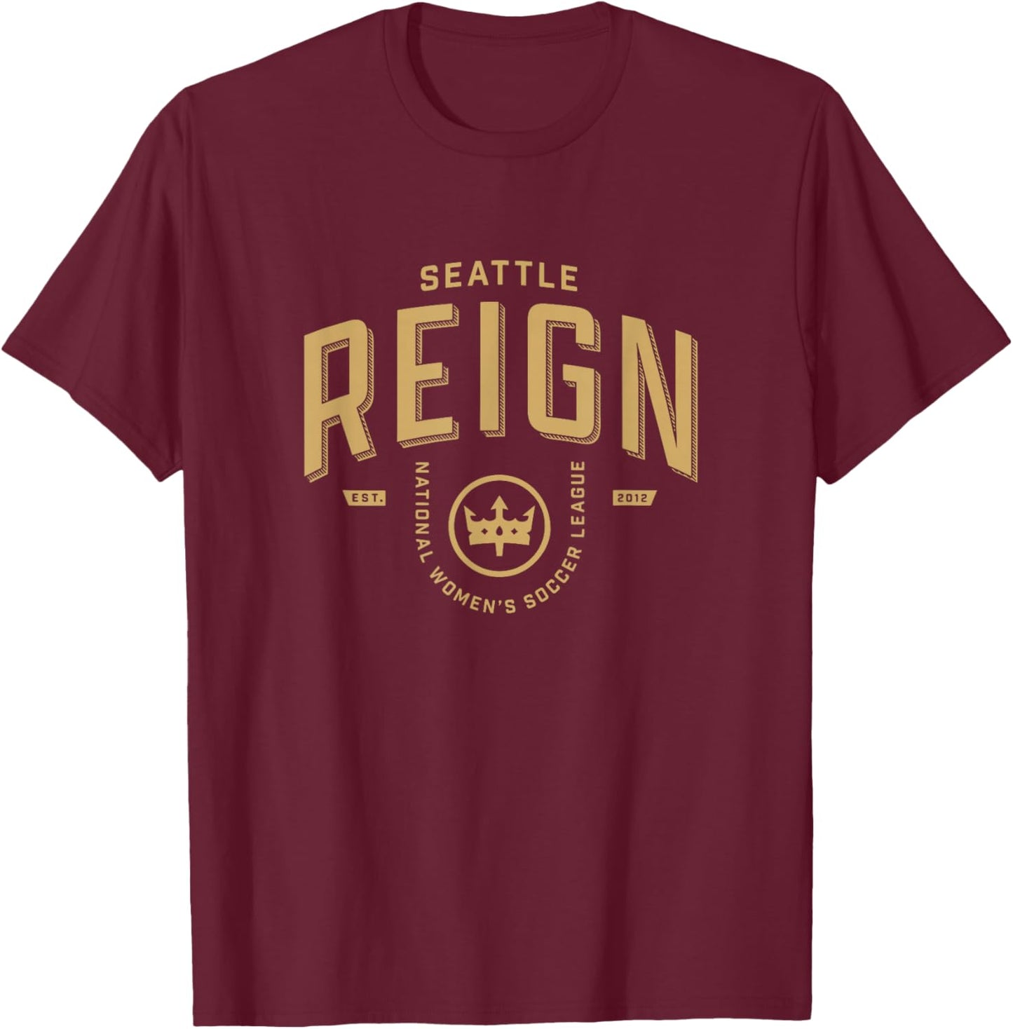 NWSL - Seattle Reign Industrial T-Shirt - T-Shirt | Maroon