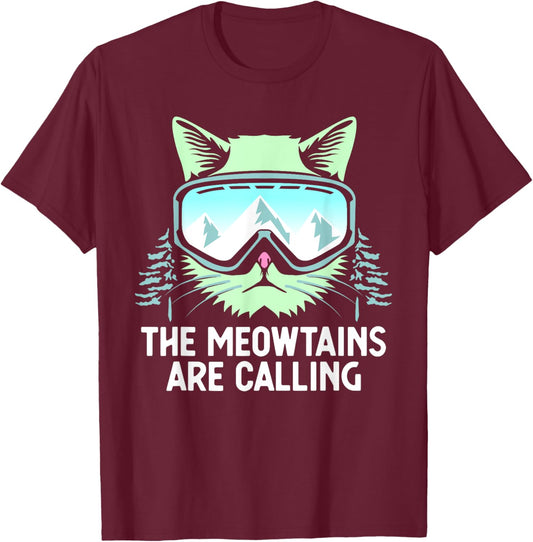 Snowboarding Skiing Art Women Kid Winter Sport Skier T-Shirt - T-Shirt | Maroon