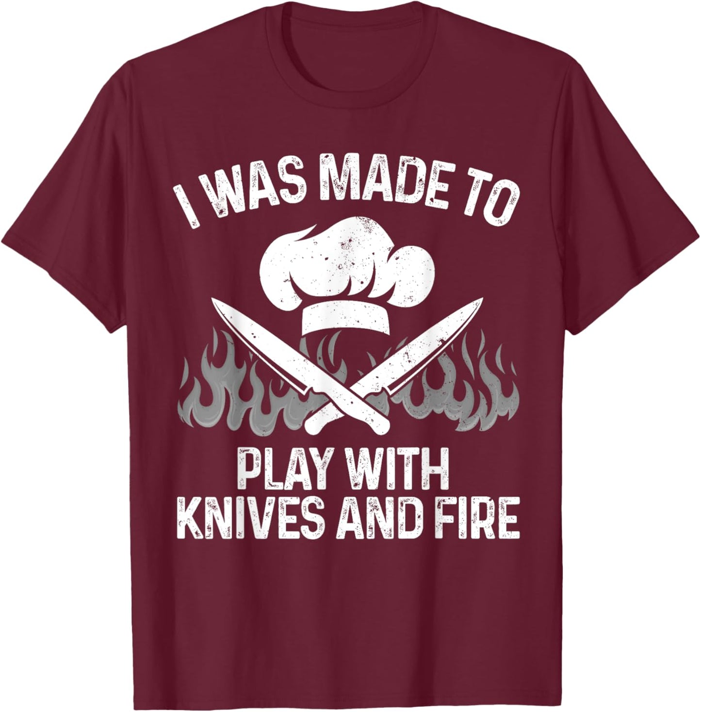 Funny Chef Design Women Cooking Lovers Culinary Chef T-Shirt - T-Shirt | Maroon