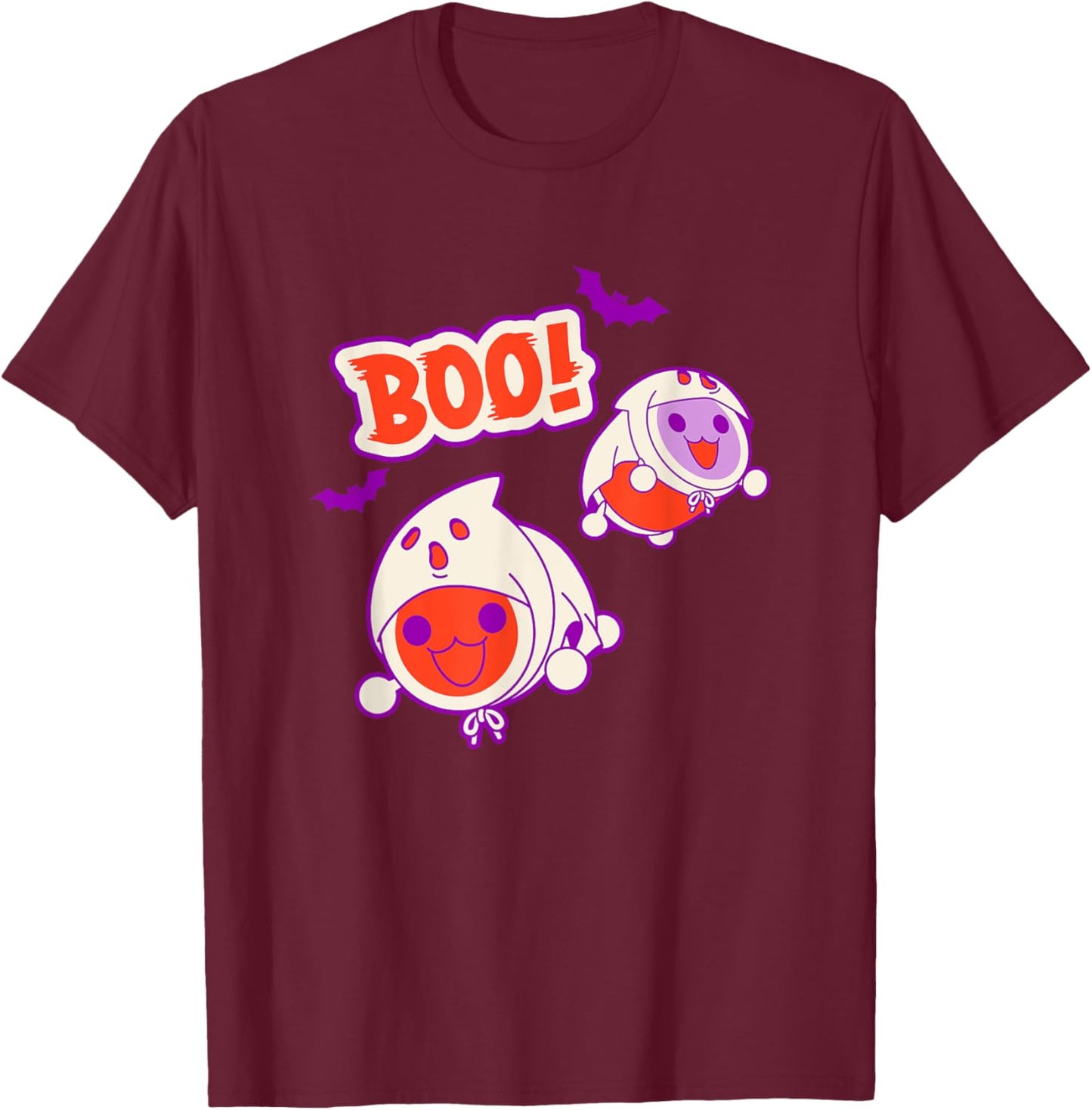 Taiko no Tatsujin Halloween 001 T-Shirt - T-Shirt | Maroon