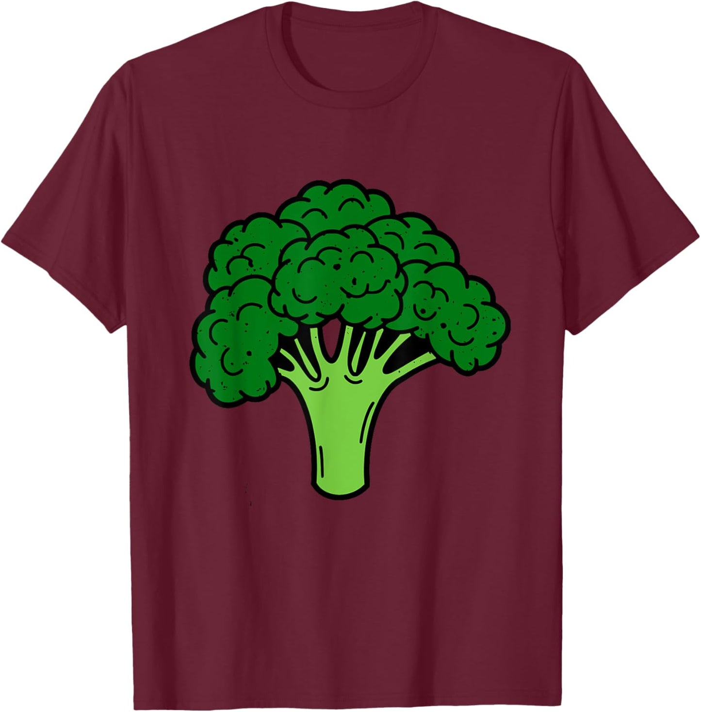 Broccoli Halloween Costume Matching Group Adult Kids Toddler T-Shirt - T-Shirt | Maroon