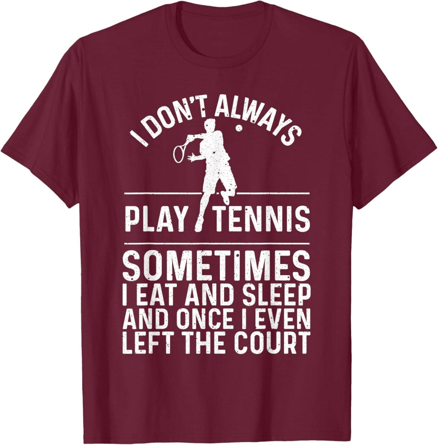 Cute Tennis Art Women Tennis Novelty Tennis Player T-Shirt - T-Shirt | Maroon