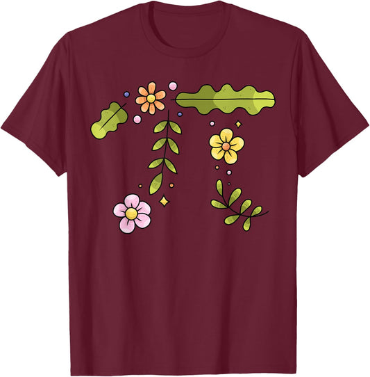 Pi Number Symbol Math for Pi Day 3.14 Girls T-Shirt - T-Shirt | Maroon