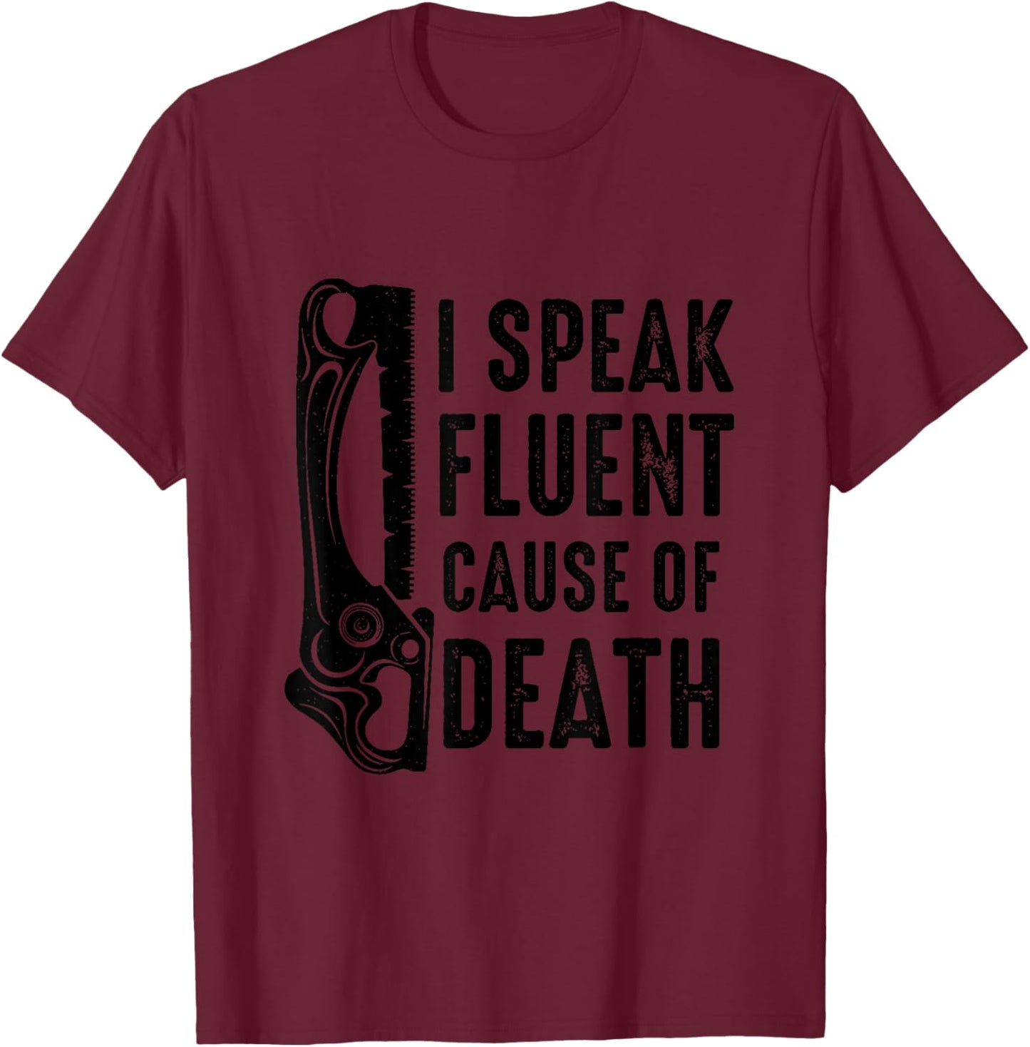 Coroner Death Investigation - Forensic Examiner Coroner T-Shirt - T-Shirt | Maroon