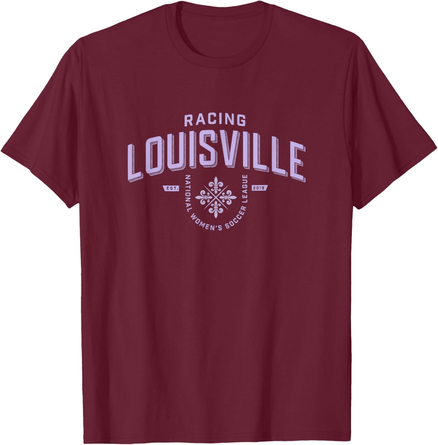 NWSL - Racing Louisville Industrial T-Shirt - T-Shirt | Maroon