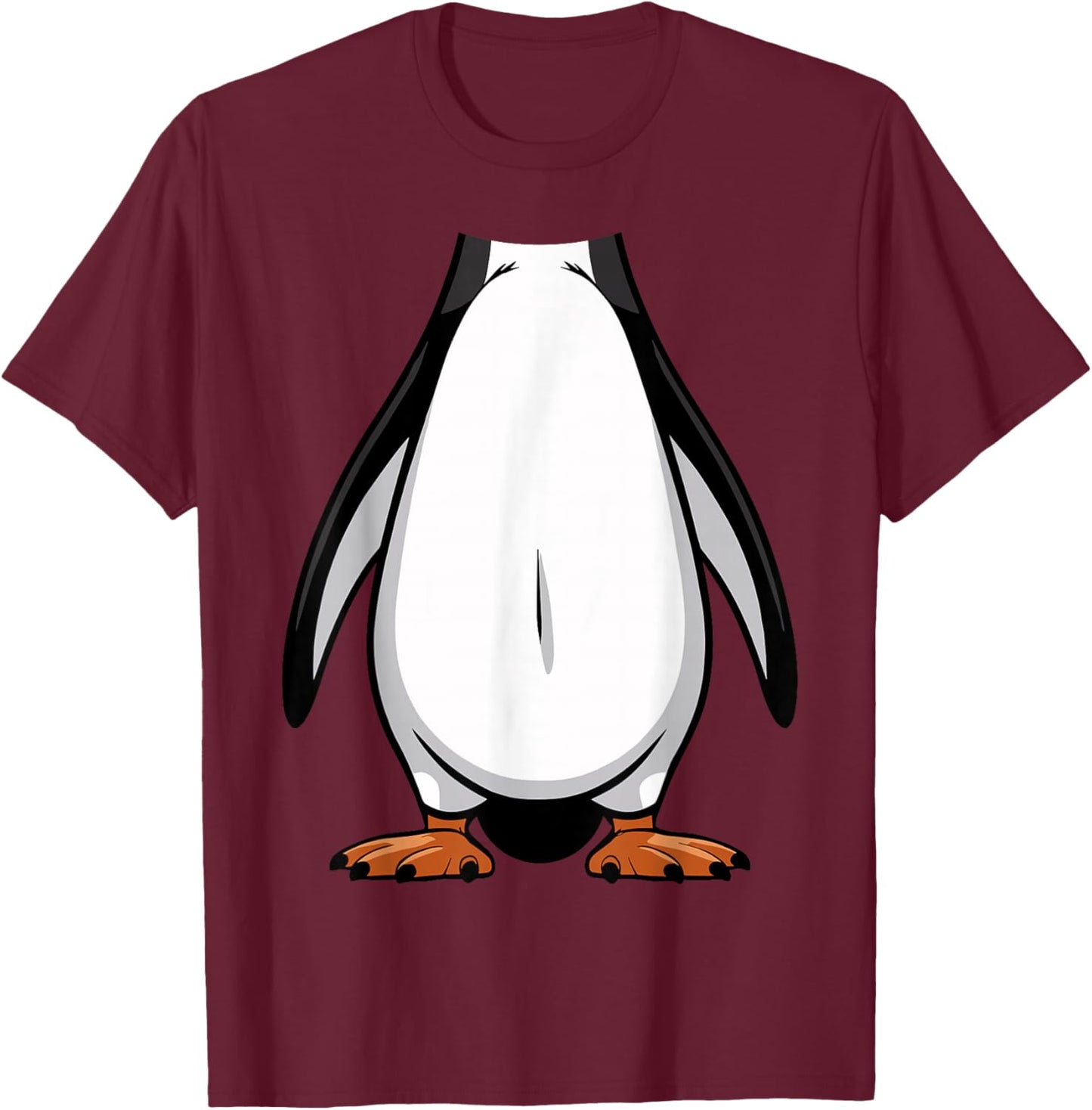 Penguin Halloween Outfit Funny Simple Kids Costume T-Shirt - T-Shirt | Maroon