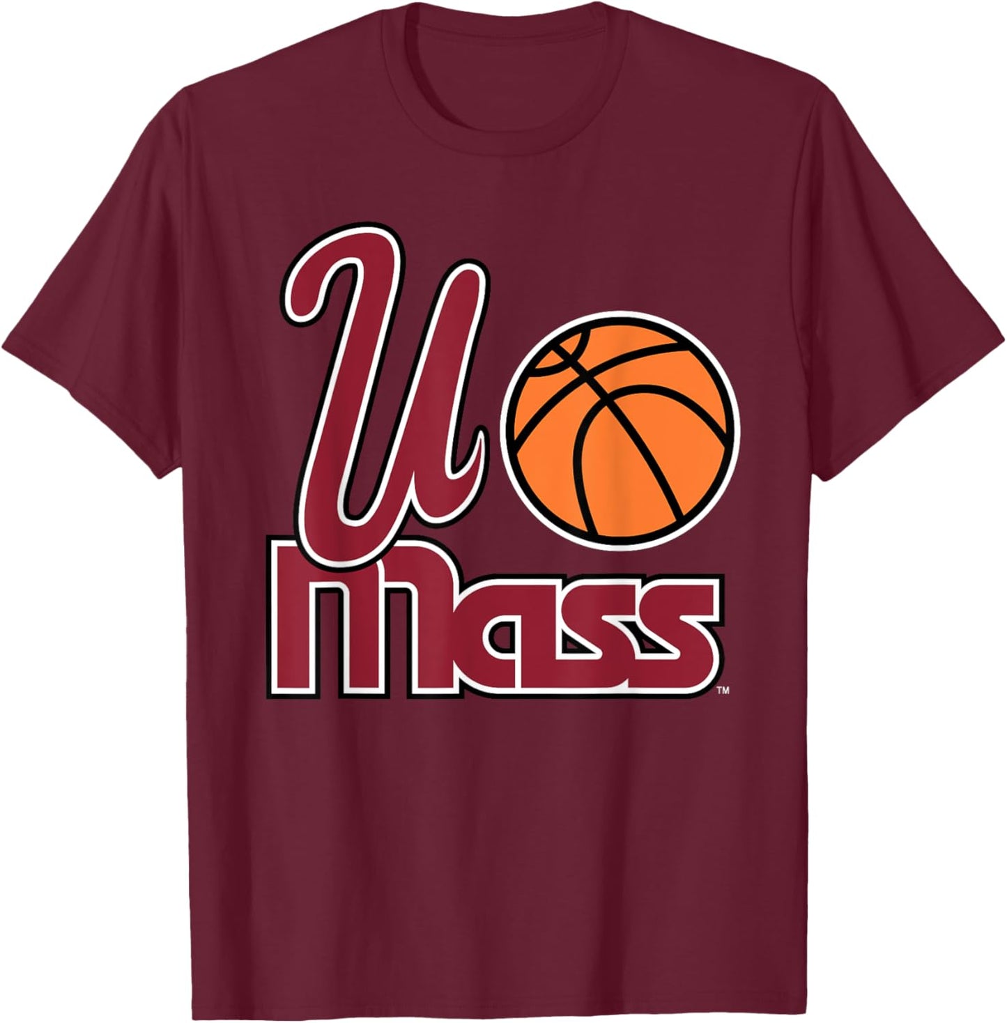 UMass Minutemen | Official Licensed NCAA Merch | UMASVIN1007 T-Shirt - T-Shirt | Maroon