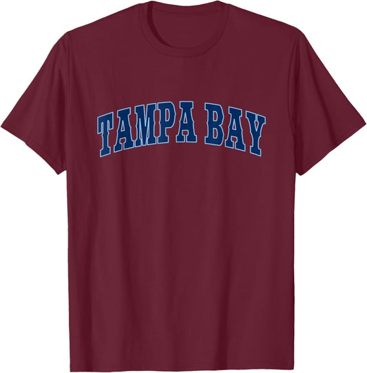 Tampa Bay - Throwback Design - Classic T-Shirt - T-Shirt | Maroon