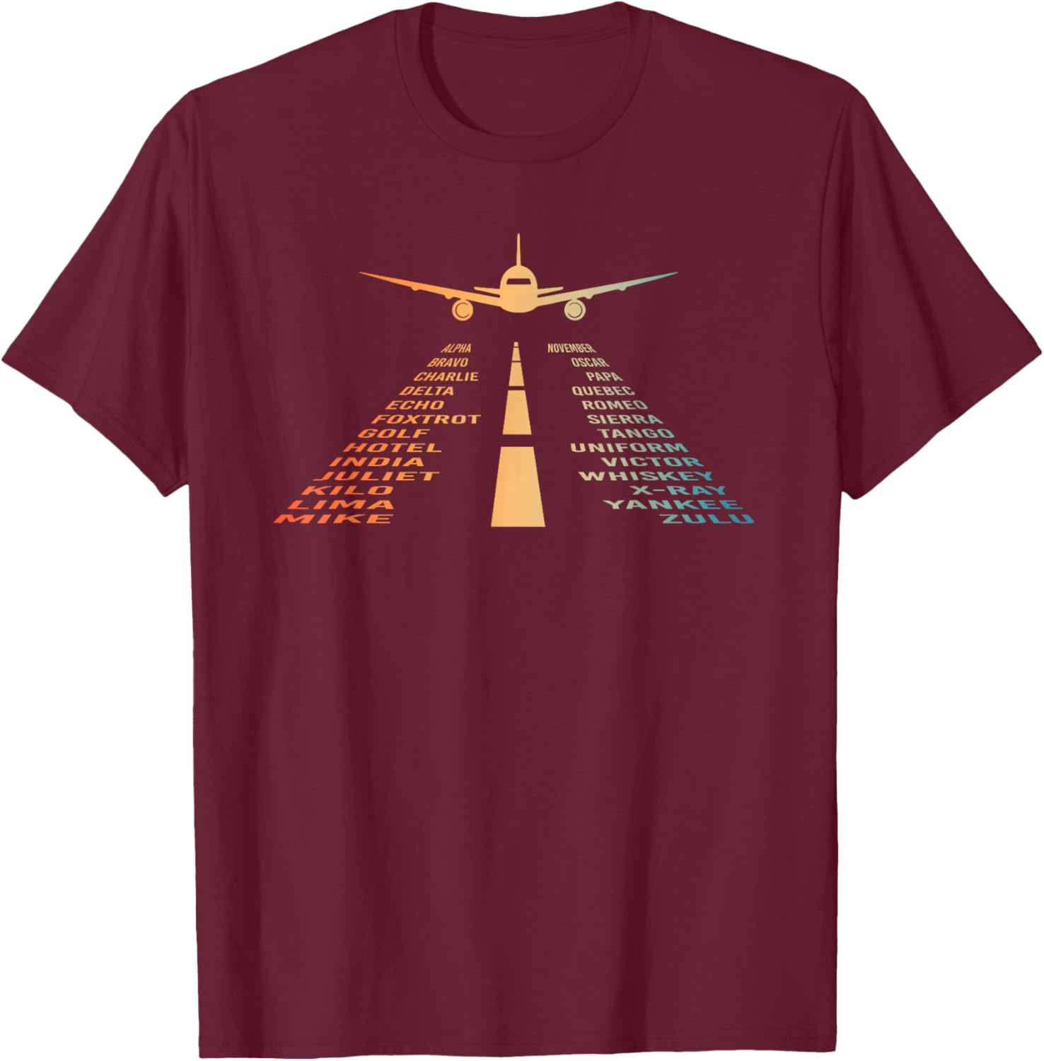 Pilot Airplane Lover Gift Aviation Stuff Men Women -Adults & Kids Retro Black Small Short Sleeve T-Shirt - T-Shirt | Maroon