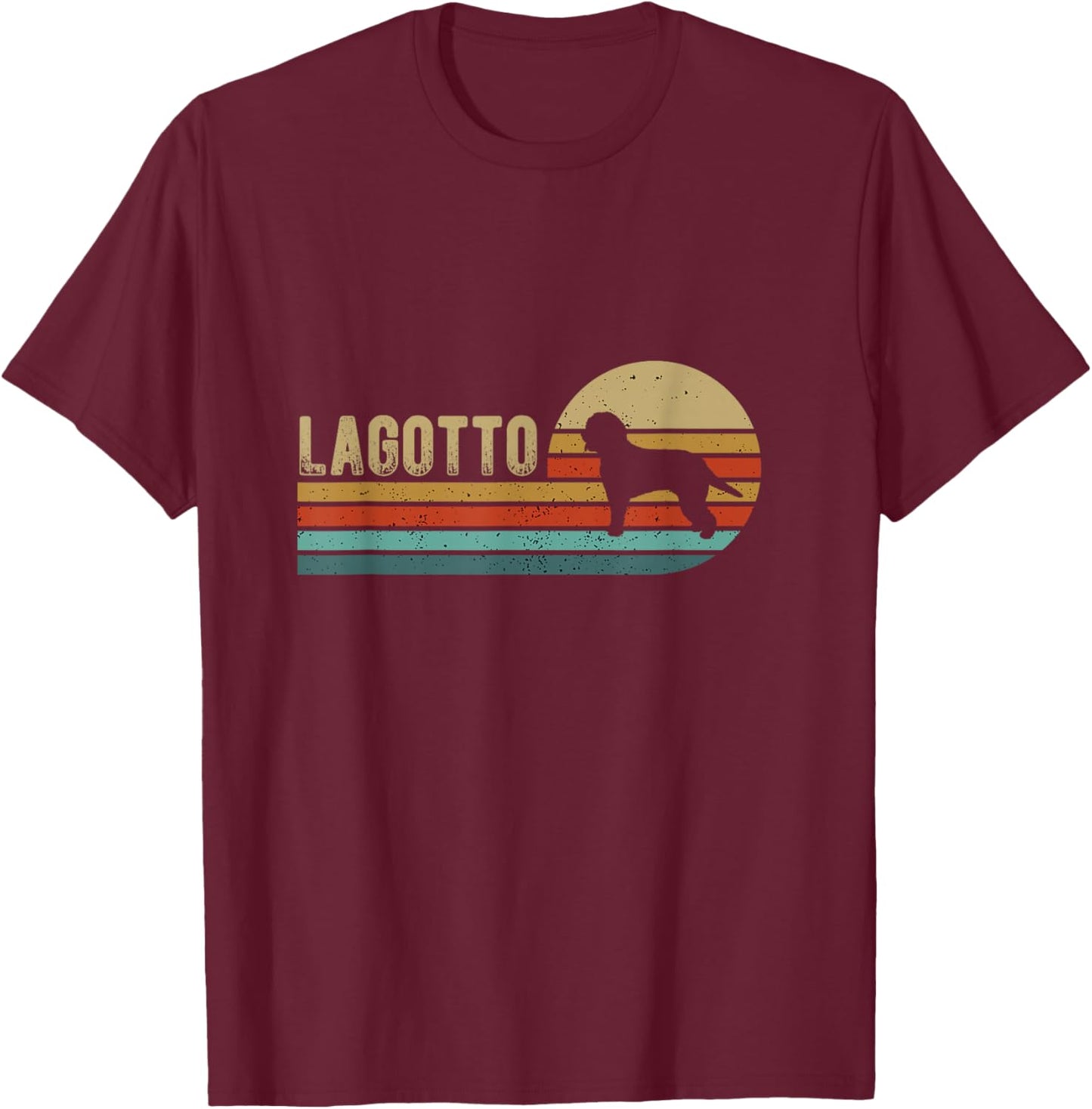 Lagotto Romagnolo Dog T-Shirt - T-Shirt | Maroon