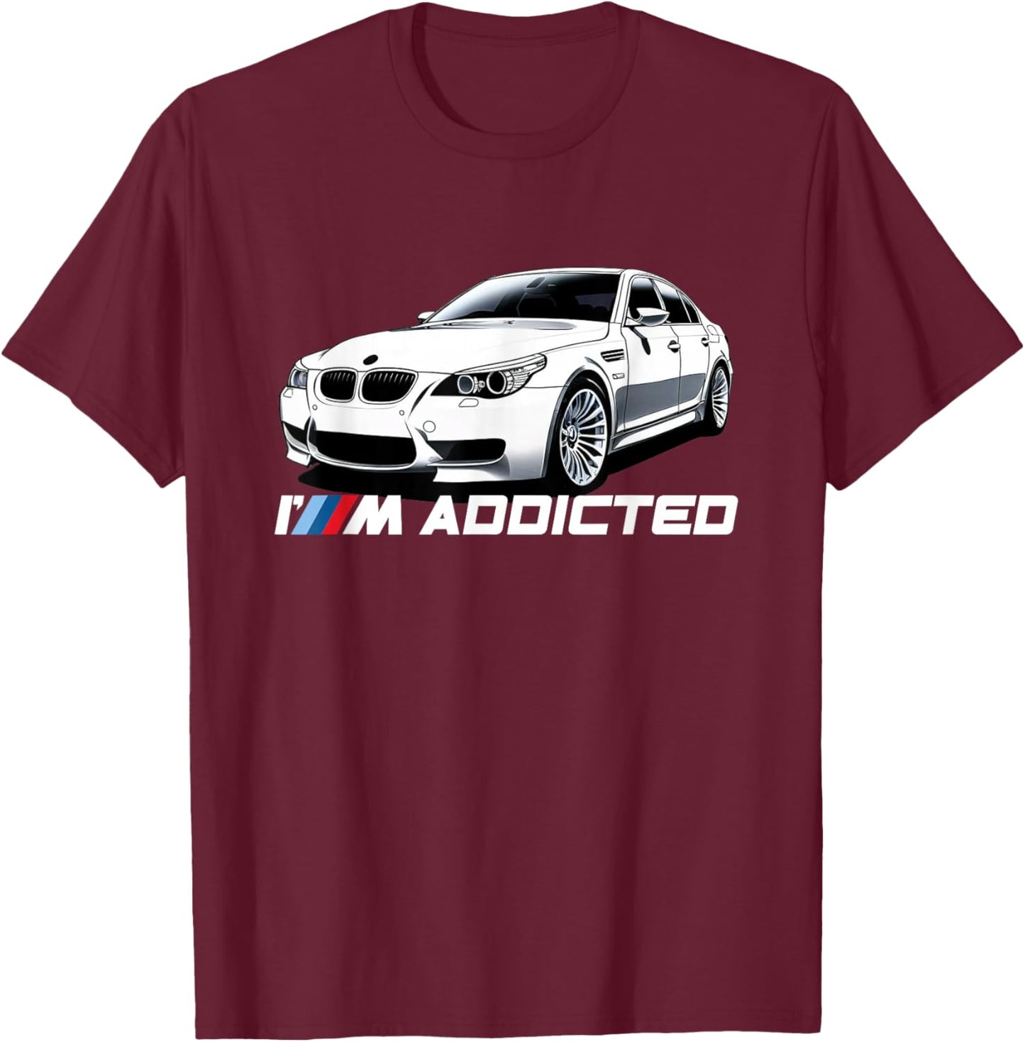 E60 5 series - M Addicted Angel T-Shirt - T-Shirt | Maroon