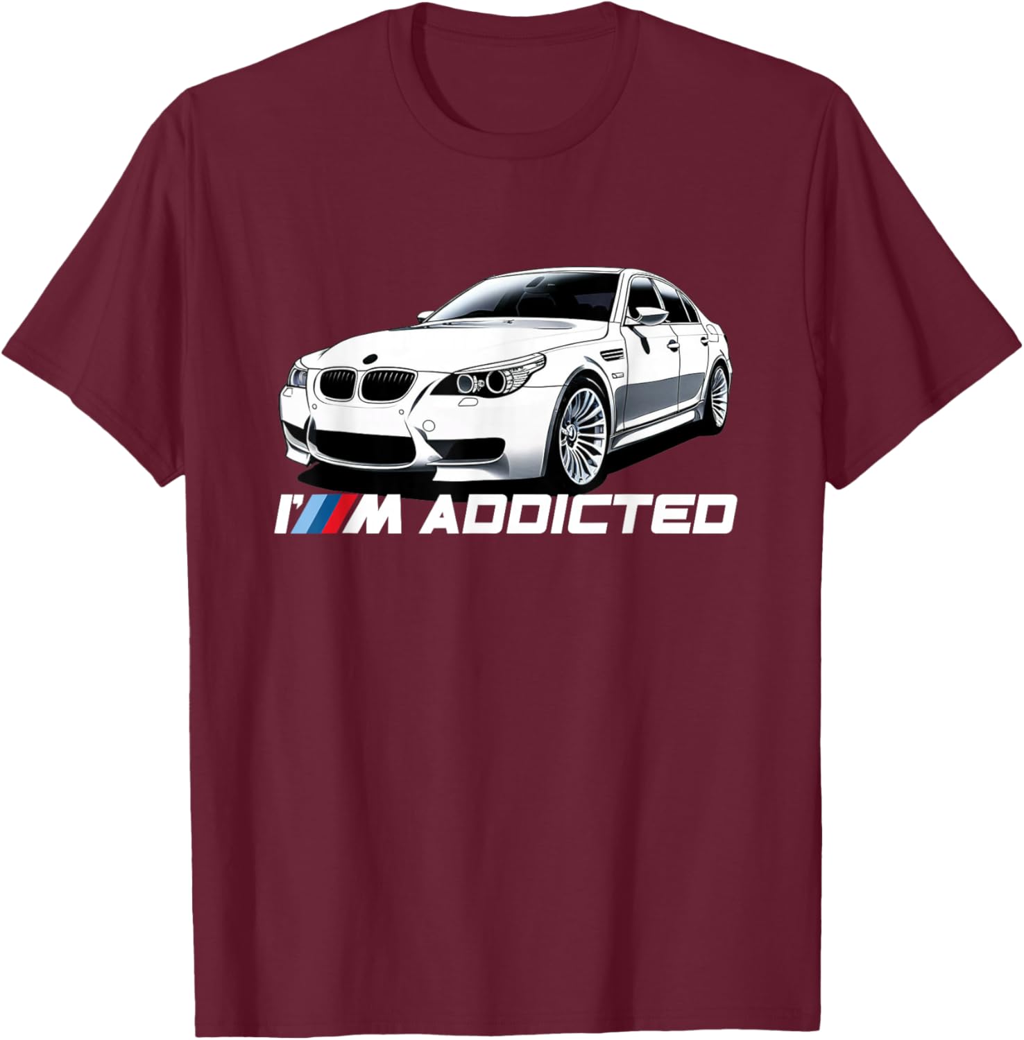 E60 5 series - M Addicted Angel T-Shirt - T-Shirt | Maroon