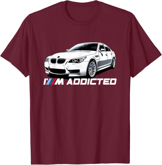 E60 5 series - M Addicted Angel T-Shirt - T-Shirt | Maroon