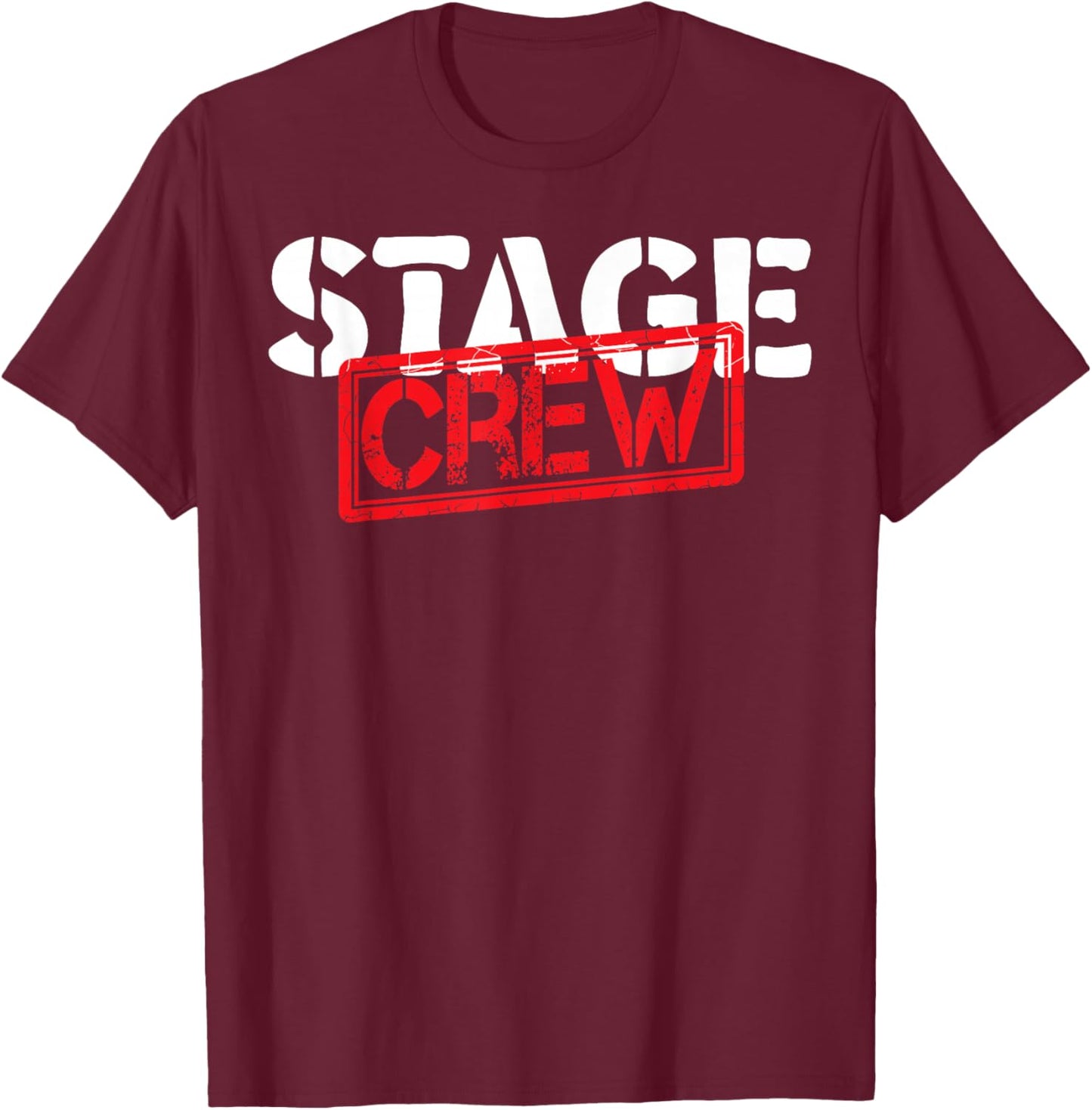 Stage Crew T-Shirt - T-Shirt | Maroon