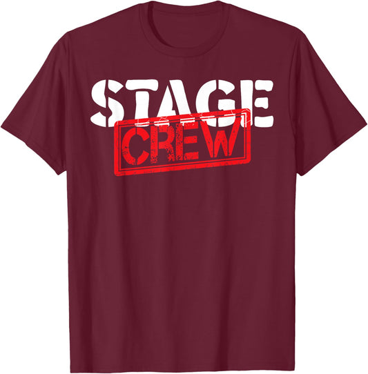 Stage Crew T-Shirt - T-Shirt | Maroon