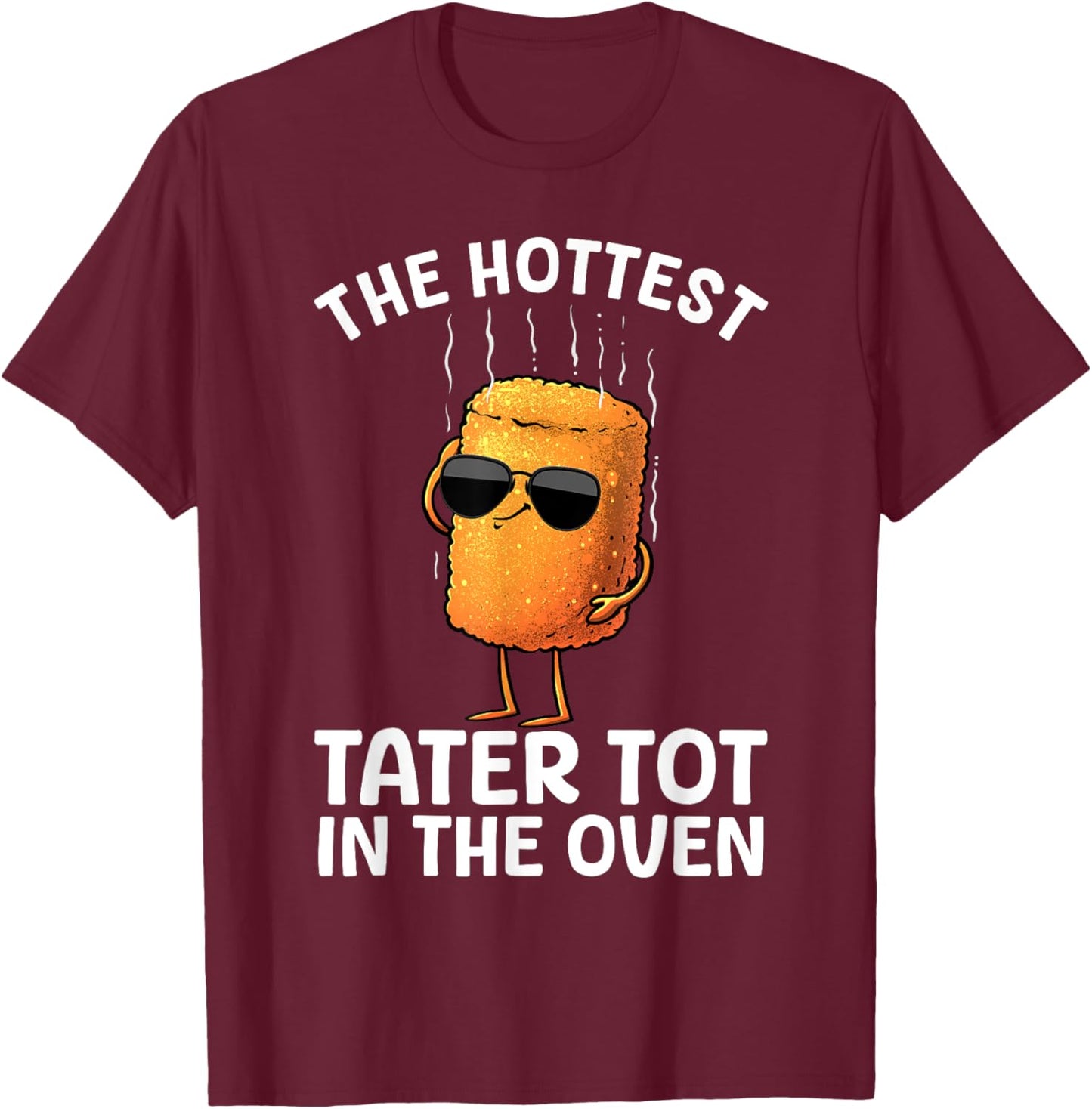 Cool Tater Tot Design Women Kids Potato Tater Tot T-Shirt - T-Shirt | Maroon