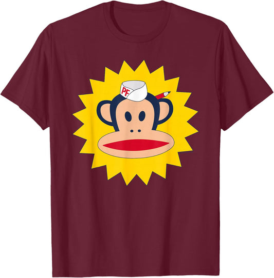 Paul Frank Diner Julius Monkey Waiter T-Shirt - T-Shirt | Maroon