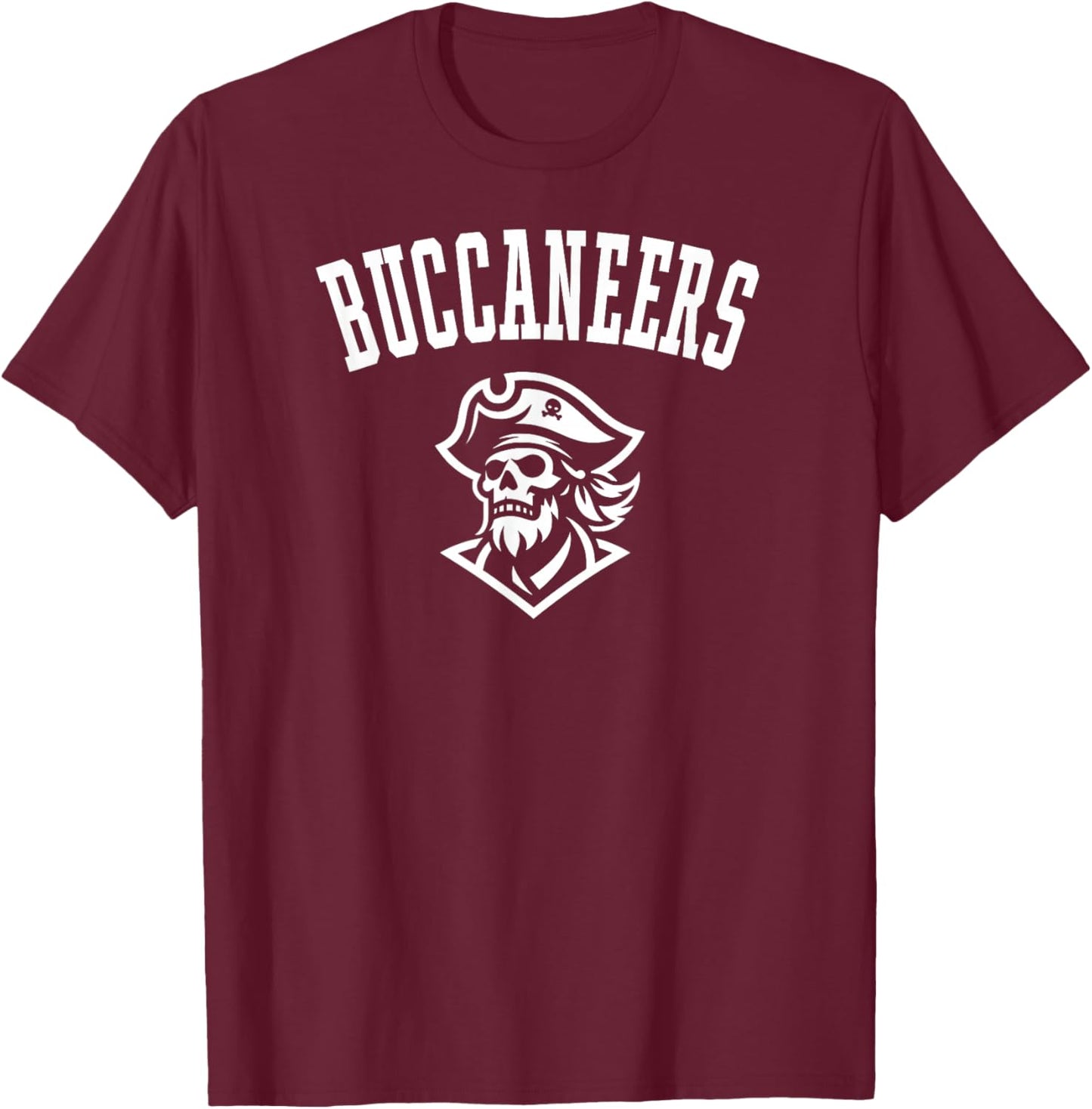 Buccaneers Mascot for Players and Fans T-Shirt - T-Shirt | Maroon