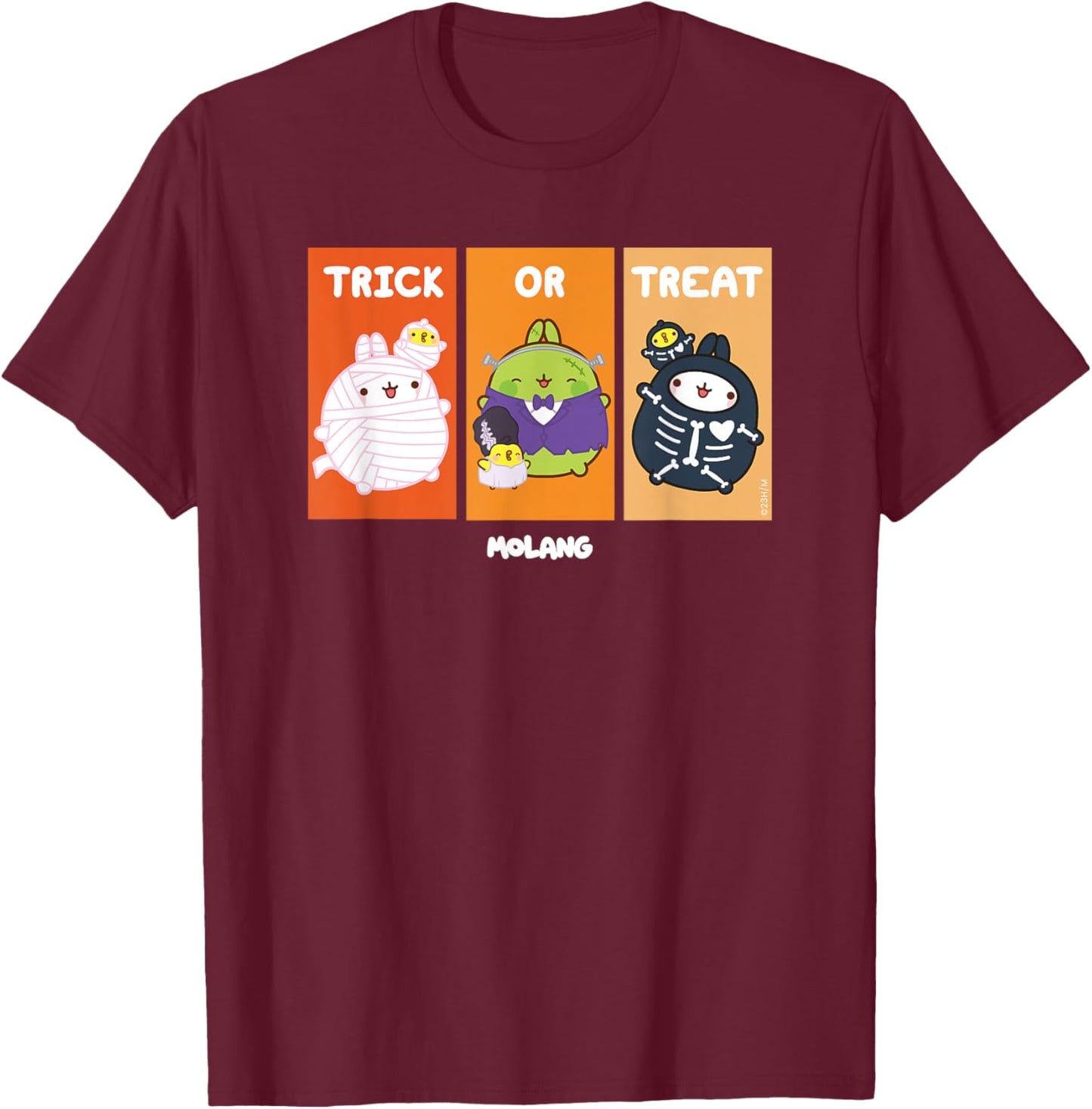 Molang - Halloween Edition T-Shirt - T-Shirt | Maroon