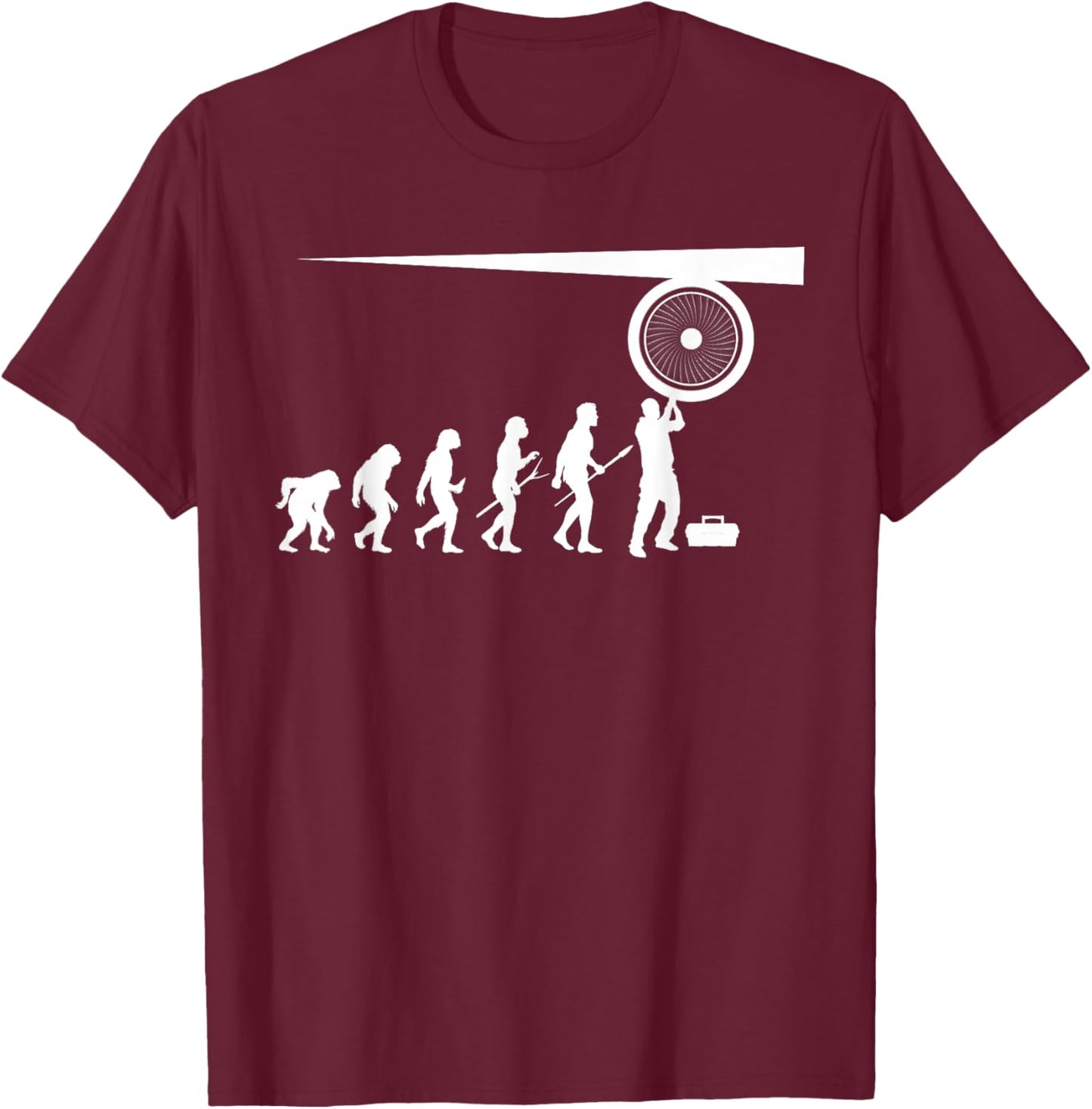 Best Aircraft Mechanic Art Women Aviation Mechanic T-Shirt - T-Shirt | Maroon