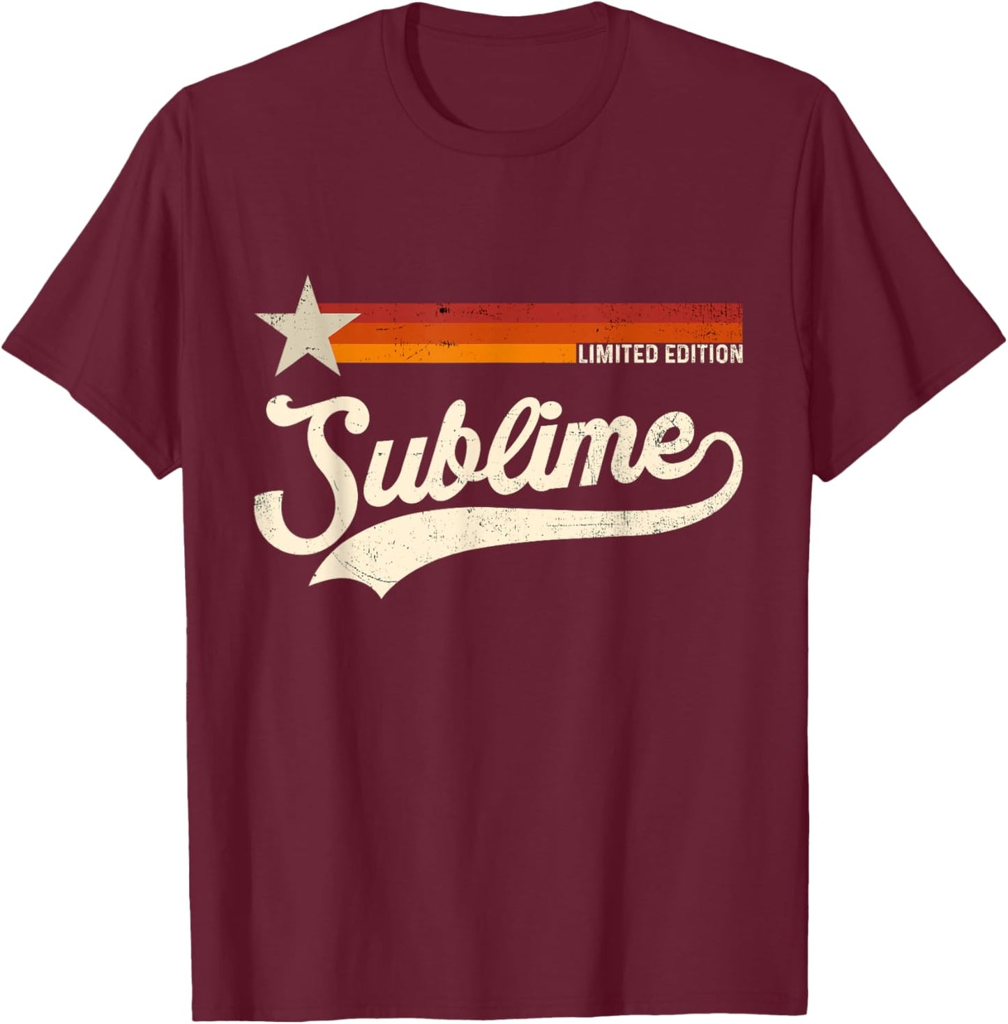 Valgory Shop Graphic First Name Sublime Awesome Apparel Limited Edition T-Shirt - T-Shirt | Maroon