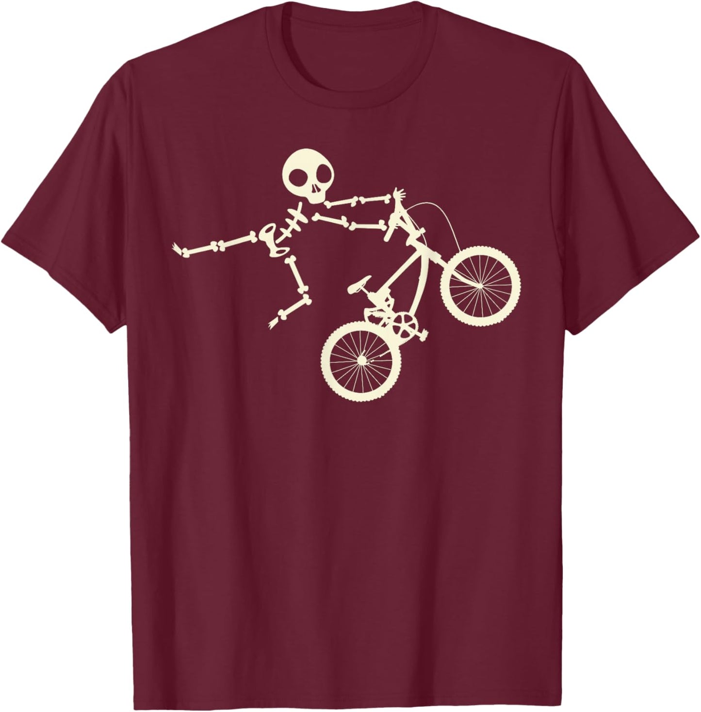 Cool BMX Design Women Boys BMX Rider Off Road BMX T-Shirt - T-Shirt | Maroon