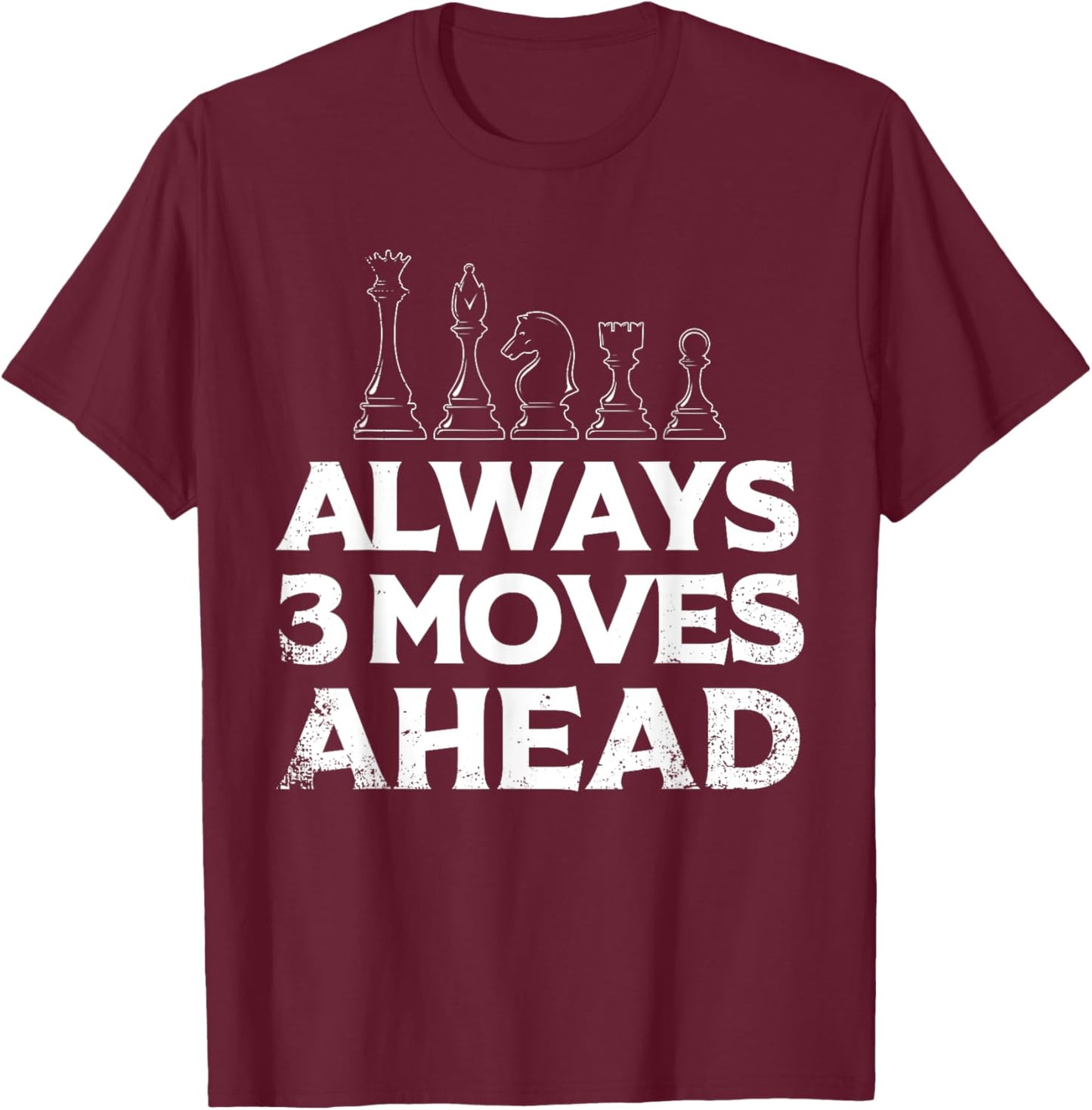 Cool Chess Design Women Chess Lover Chess Player T-Shirt - T-Shirt | Maroon