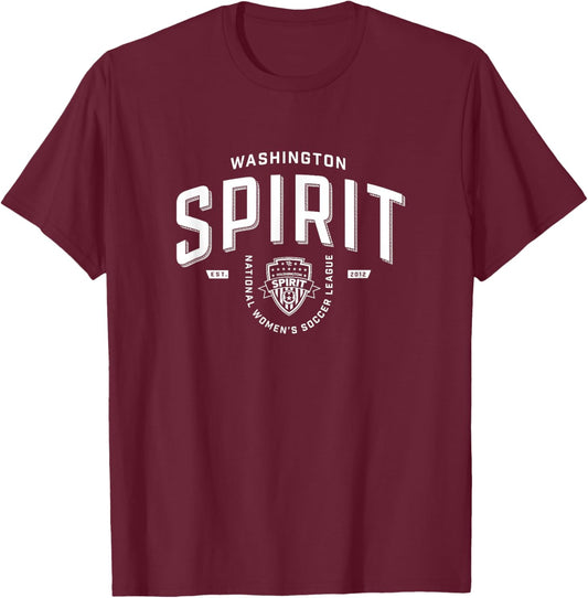 NWSL - Washington Spirit Industrial T-Shirt - T-Shirt | Maroon